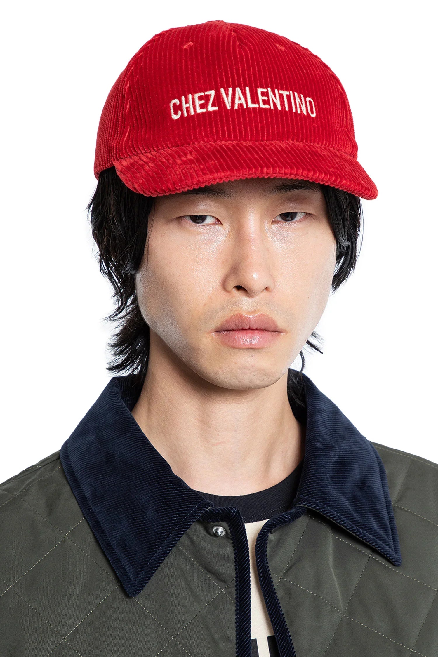 Chez Valentino Corduroy Cap - Antonioli.eu
