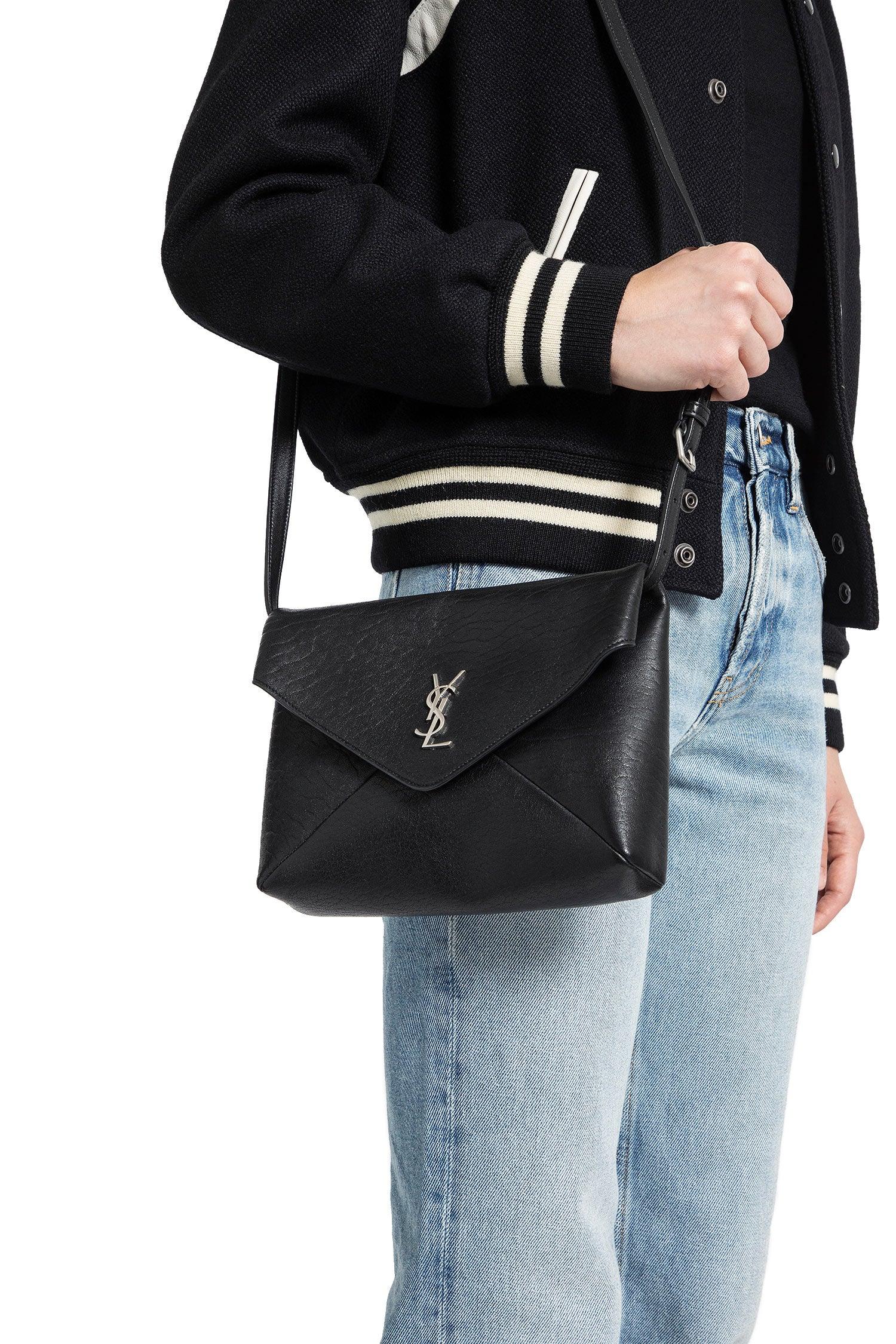 SAINT LAURENT UNISEX BLACK SHOULDER BAGS - Antonioli.eu