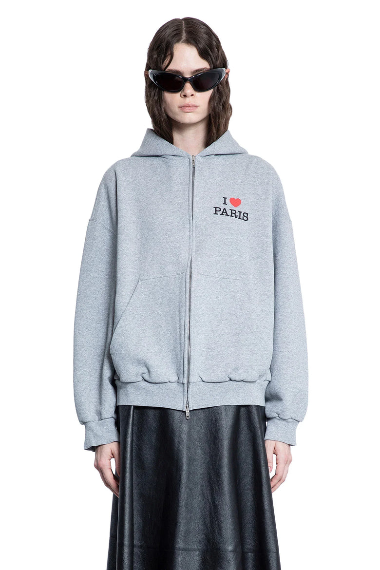 BALENCIAGA WOMAN GREY SWEATSHIRTS - Antonioli.eu