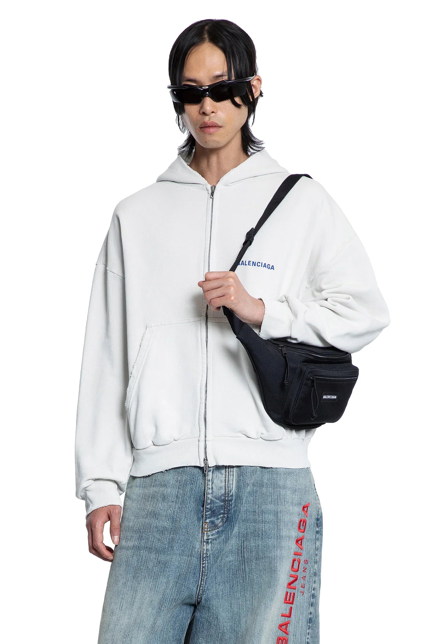 Balenciaga Back Zip-Up Hoodie Regular Fit – Antonioli.eu
