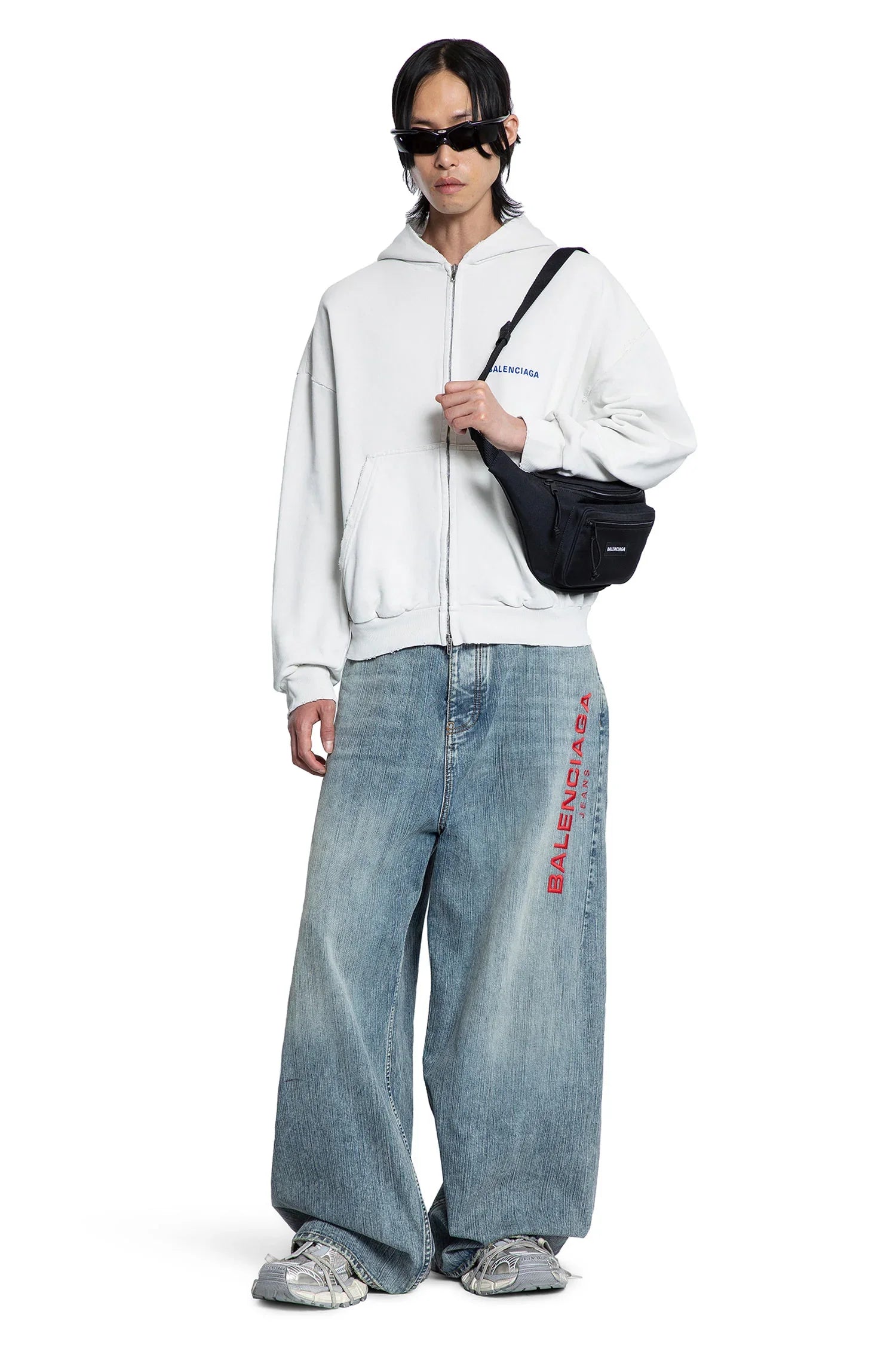Balenciaga Back Zip-Up Hoodie Regular Fit - Antonioli.eu