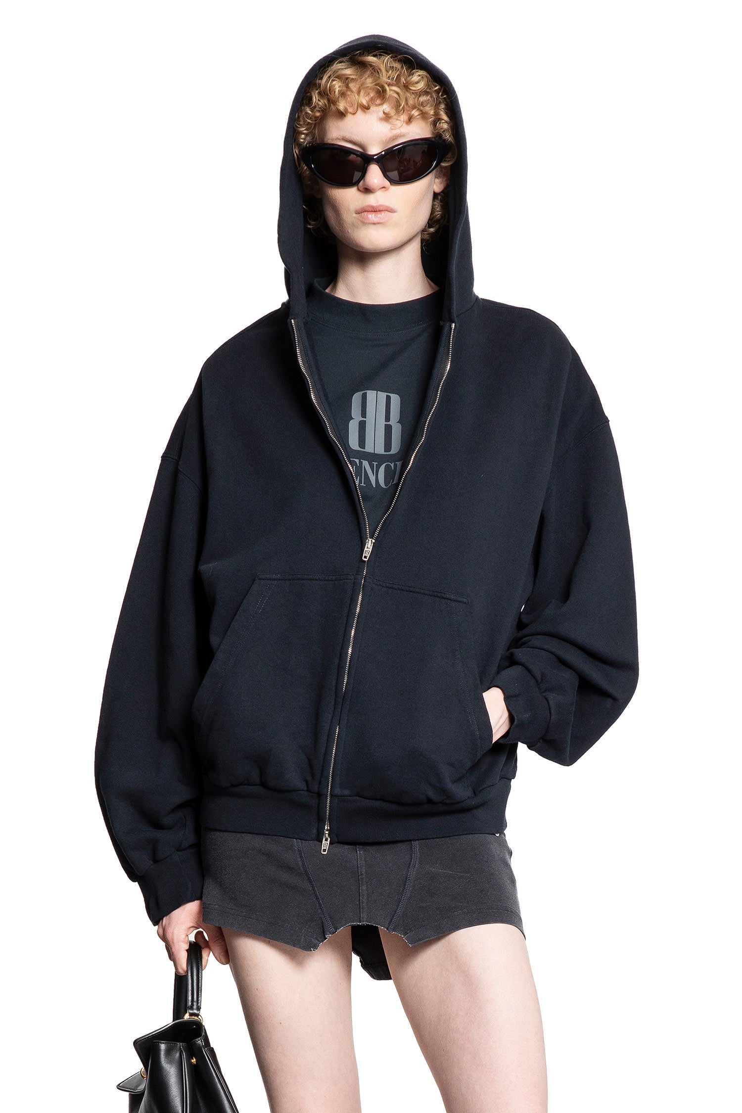 Flipped Uni Zip-Up Hoodie Regular Fit - Antonioli.eu