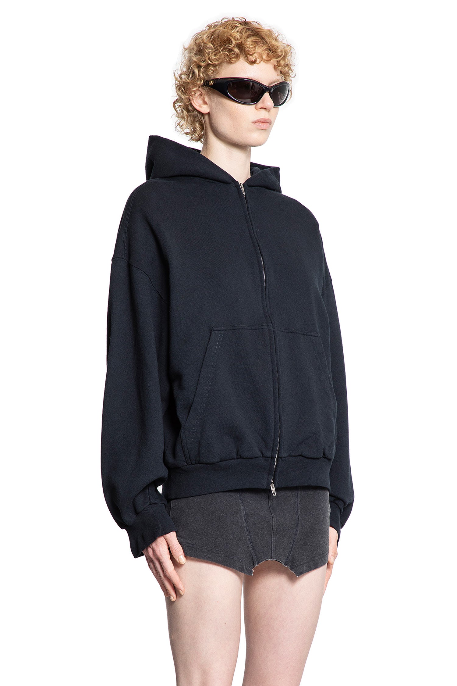 Flipped Uni Zip-Up Hoodie Regular Fit - Antonioli.eu
