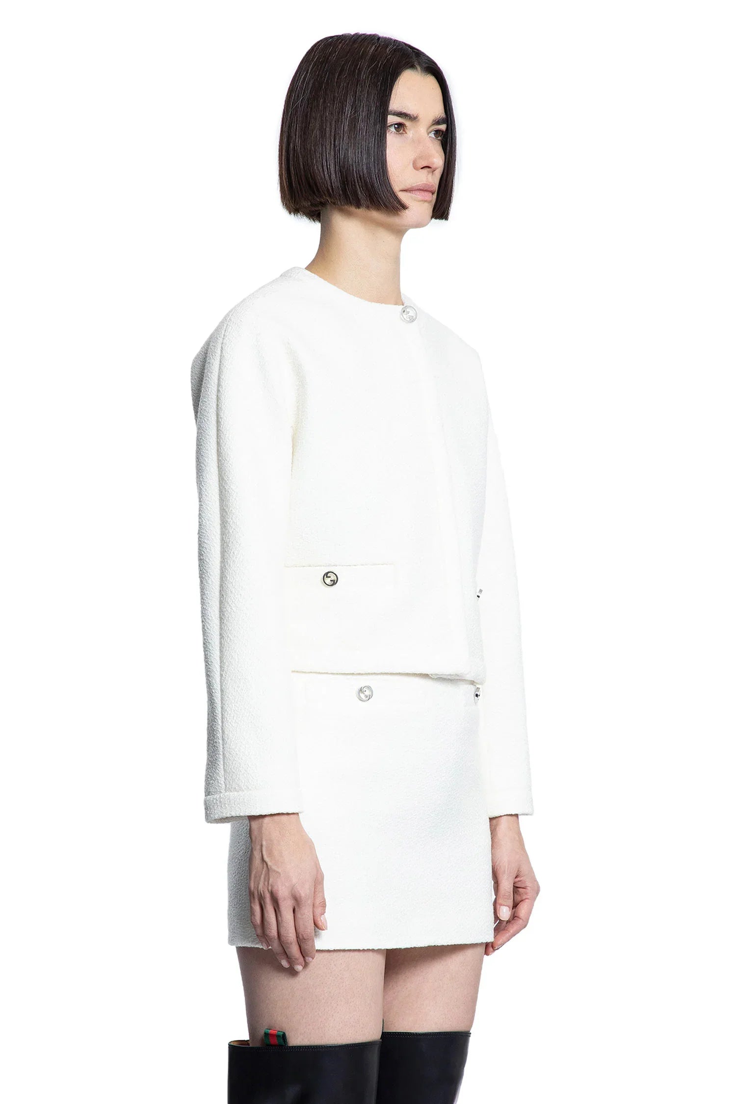 Wool Bouclé Jacket - Antonioli.eu