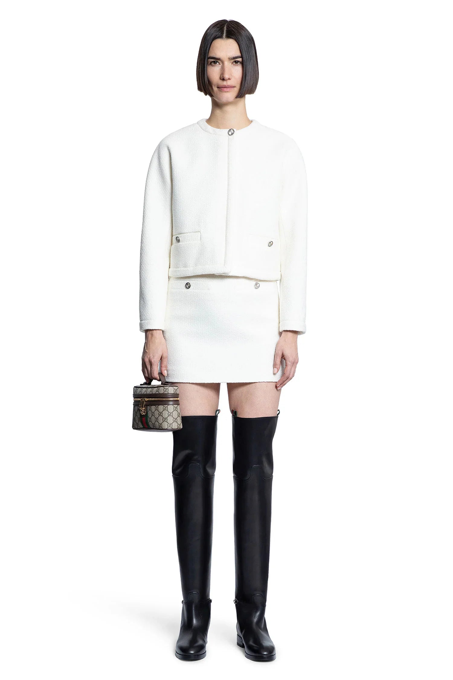 Wool Bouclé Jacket - Antonioli.eu