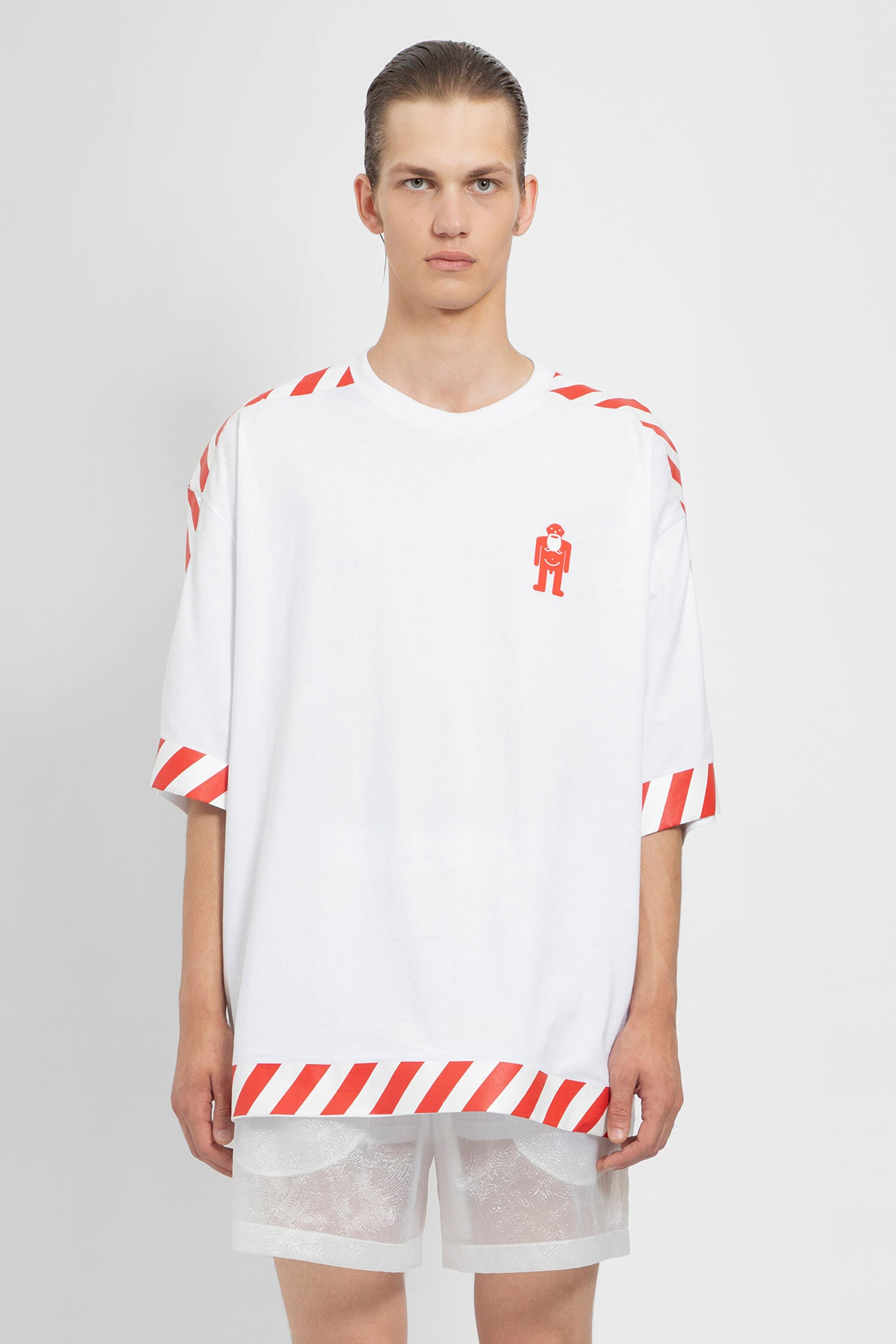 WALTER VAN BEIRENDONCK MAN WHITE T-SHIRTS