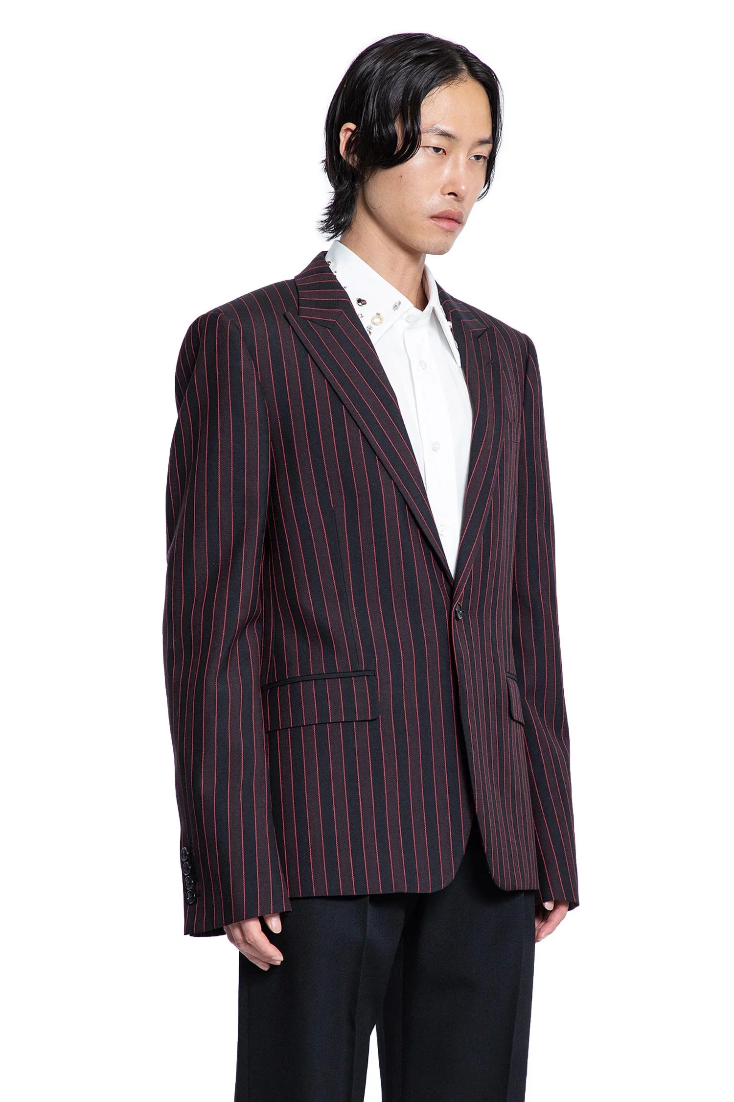 Shadow Stripe Blazer - Antonioli.eu
