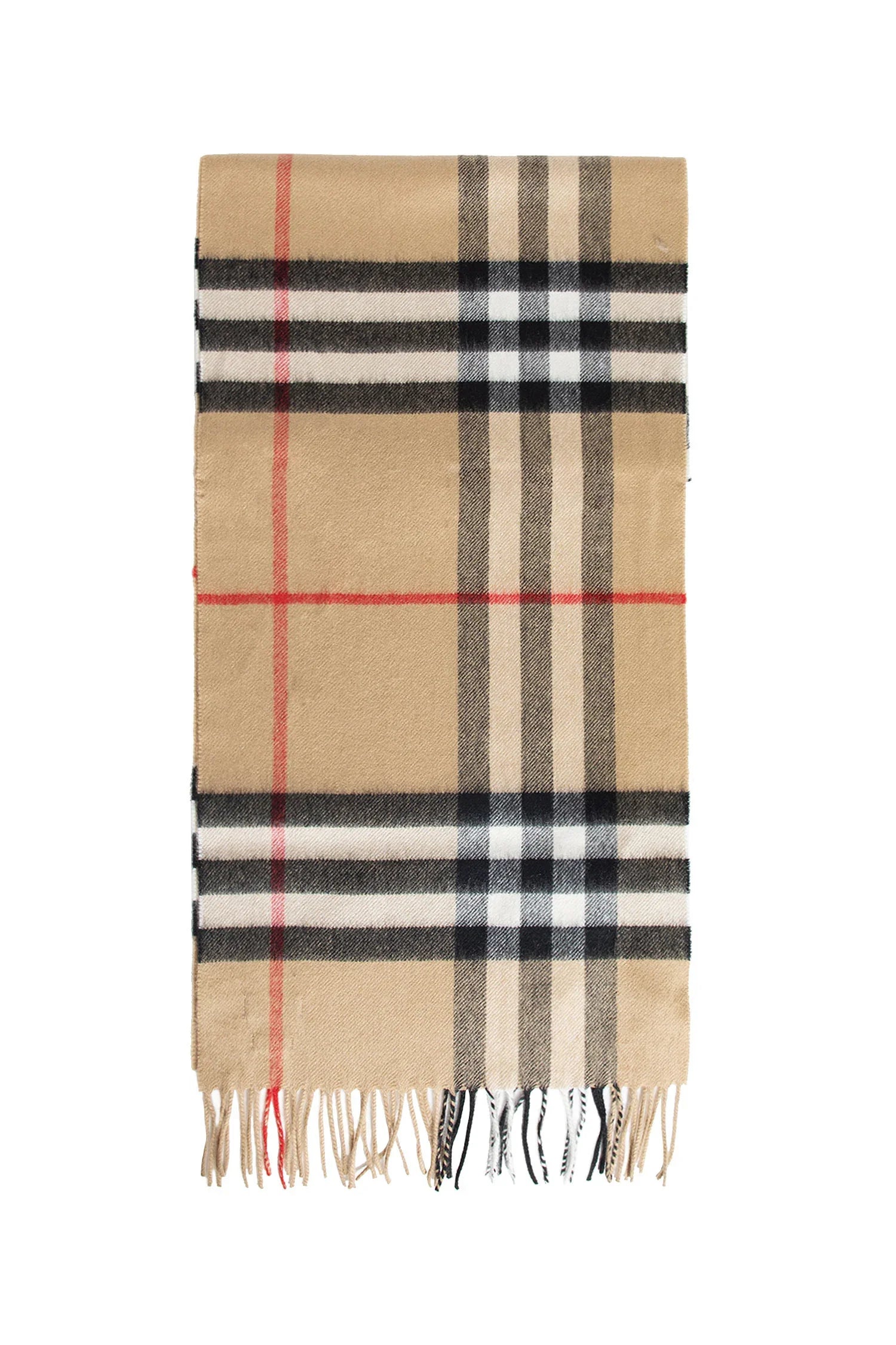 Signature Check Cashmere Scarf - Antonioli.eu