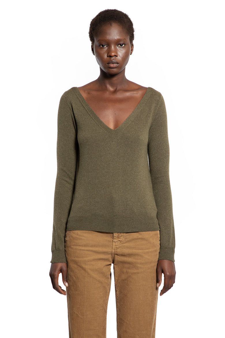 V-Neck Sweater in Cashmere - Antonioli.eu