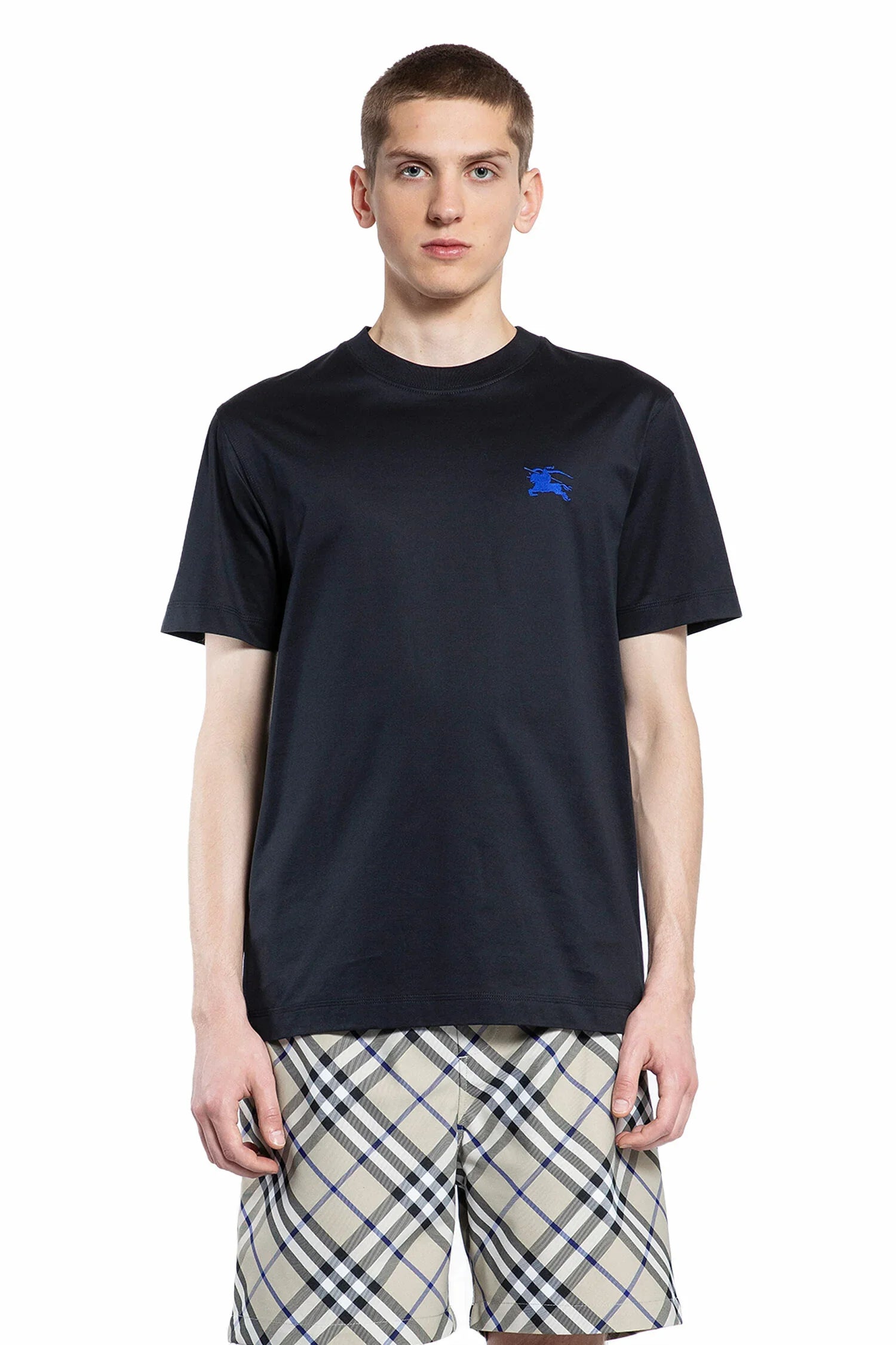 BURBERRY MAN BLACK T-SHIRTS & TANK TOPS - Antonioli.eu