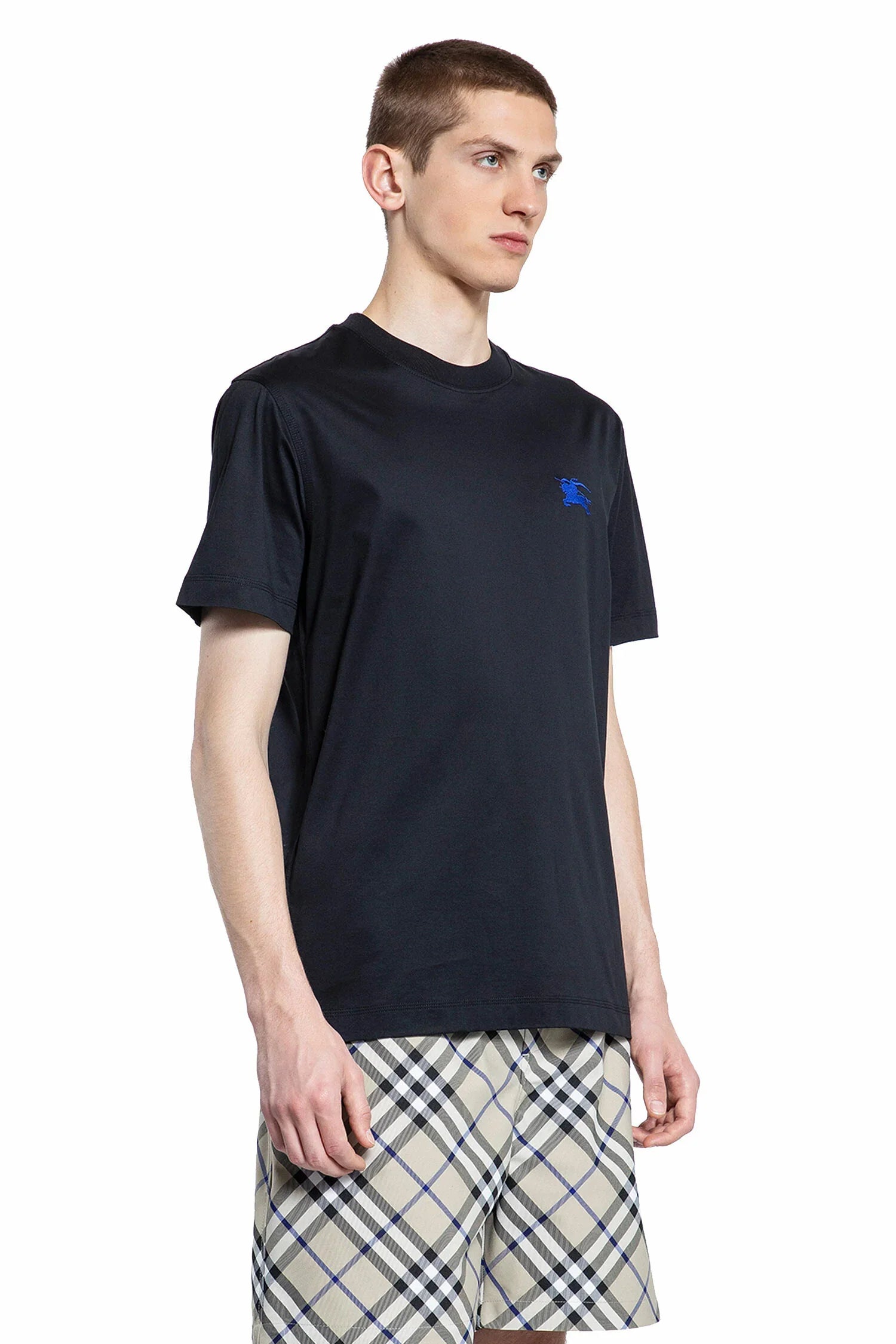 BURBERRY MAN BLACK T-SHIRTS & TANK TOPS - Antonioli.eu