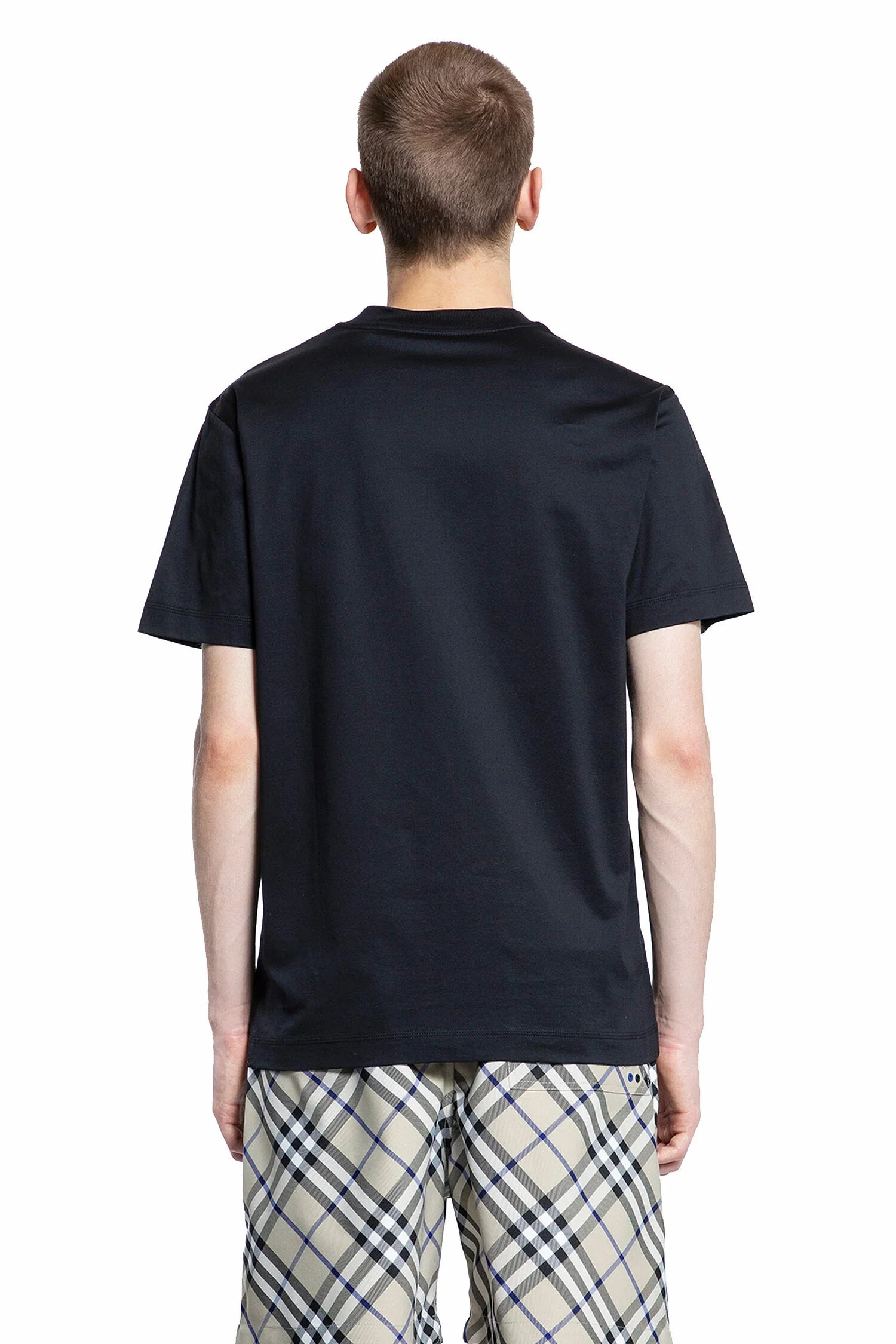 BURBERRY MAN BLACK T-SHIRTS & TANK TOPS - Antonioli.eu