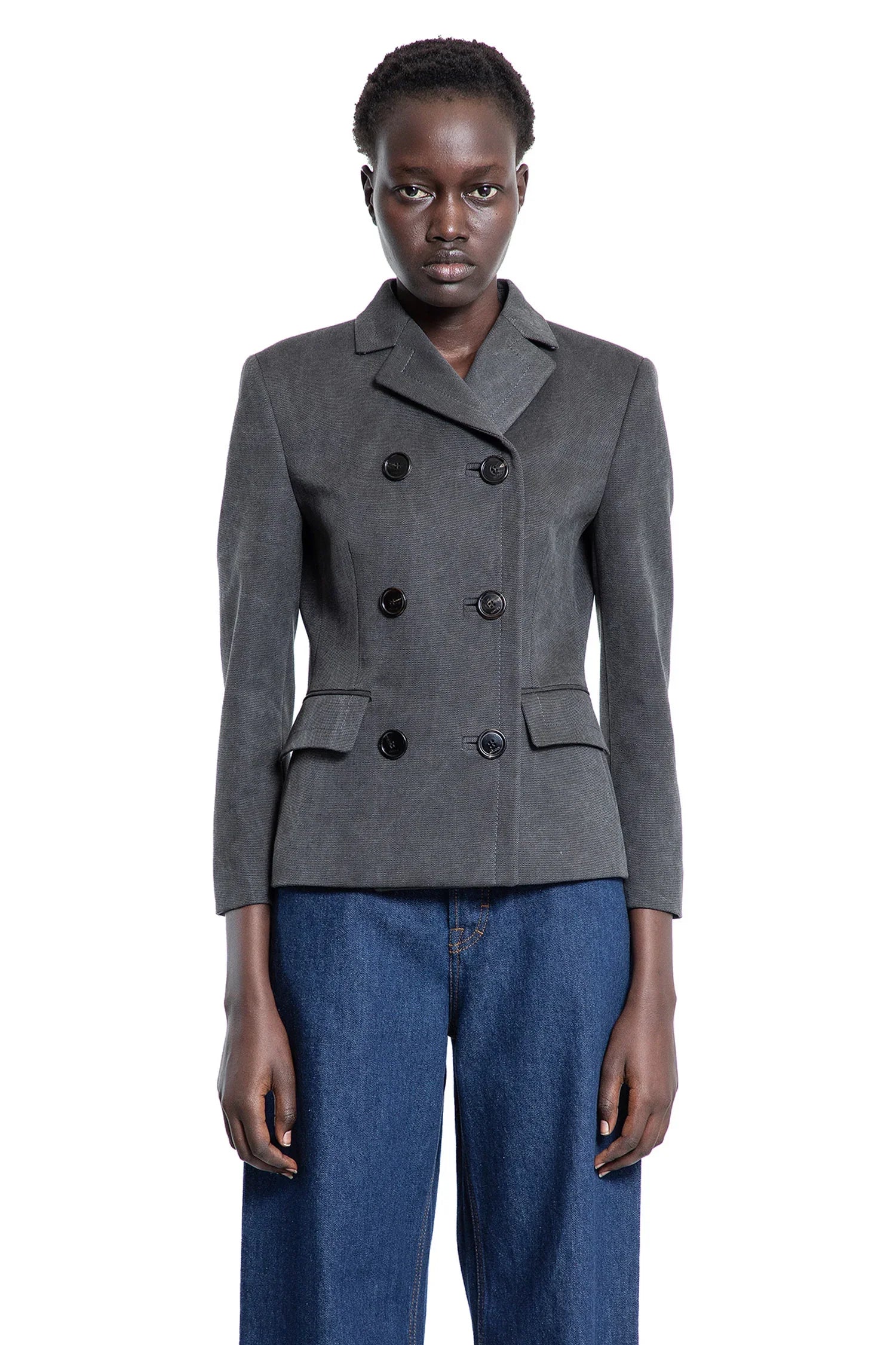 Washed Cotton Canvas Blazer - Antonioli.eu