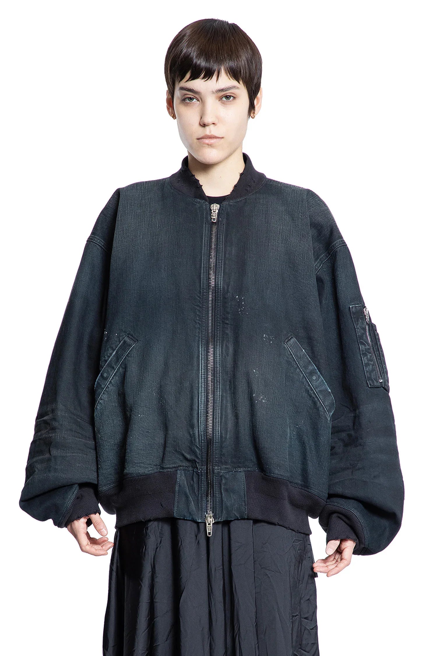 BALENCIAGA WOMAN BLUE JACKETS - Antonioli.eu