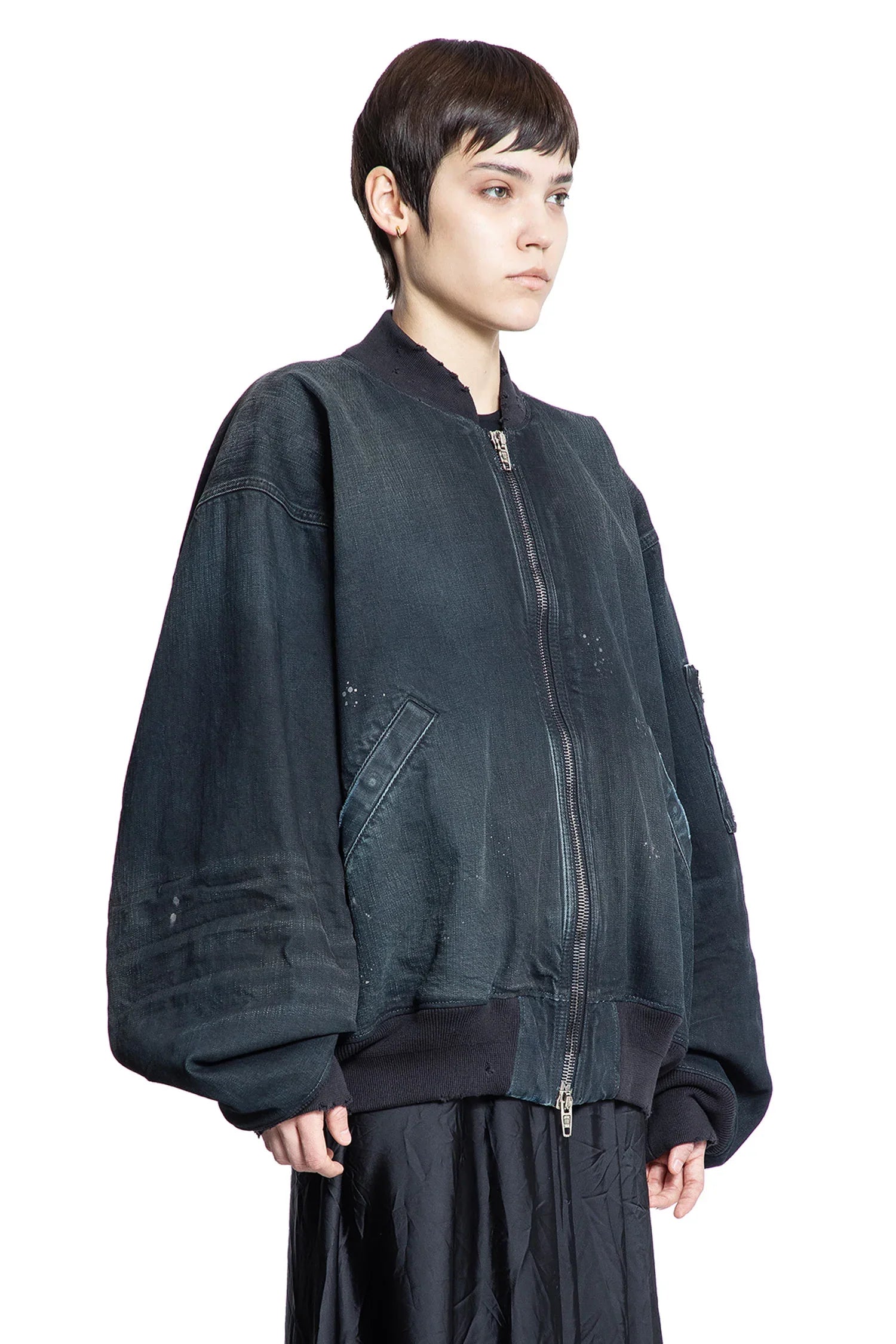 BALENCIAGA WOMAN BLUE JACKETS - Antonioli.eu