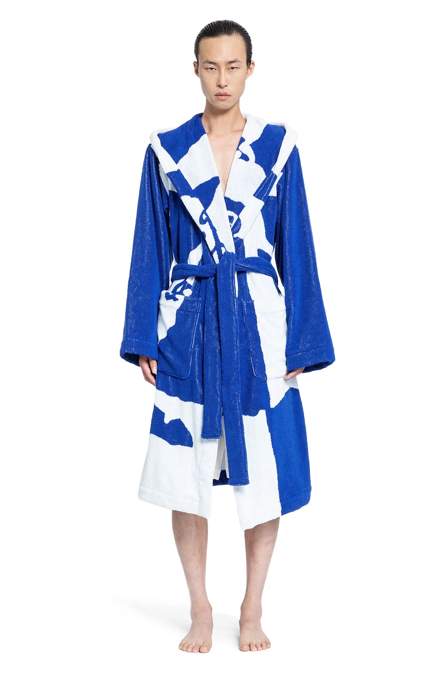 Equestrian knight jacquard robe - Antonioli.eu