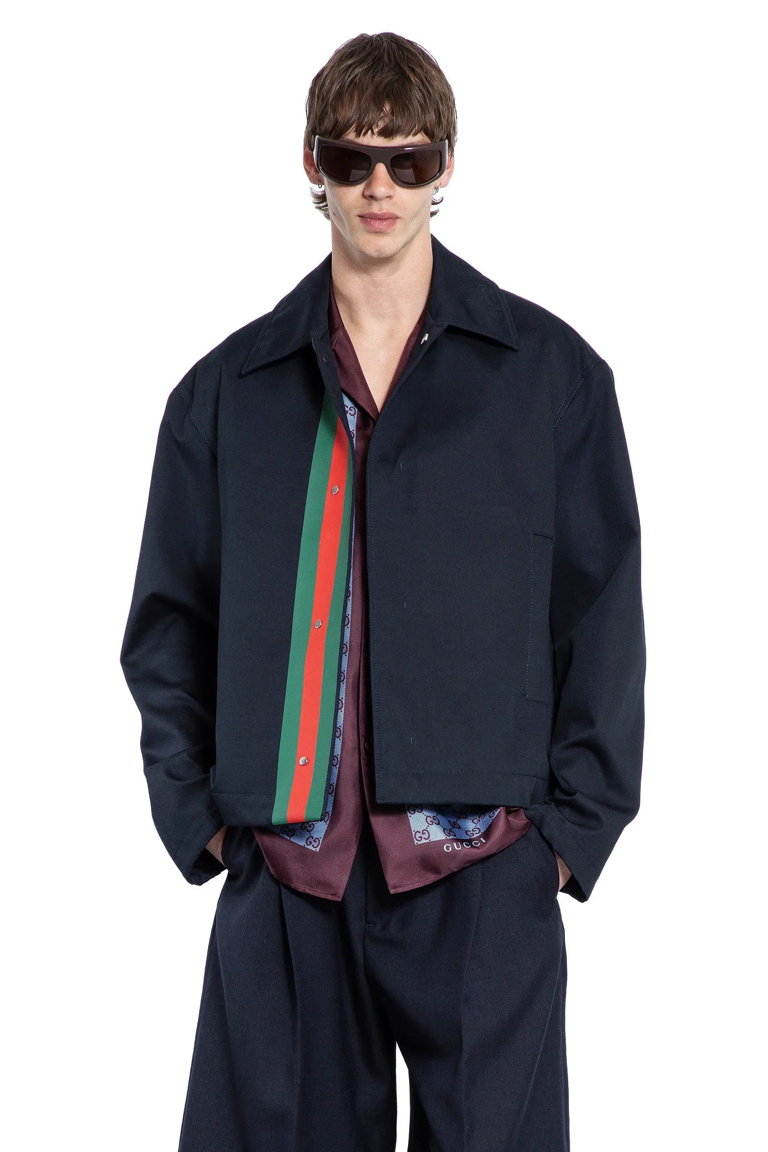 Cotton Canvas Overshirt - Antonioli.eu
