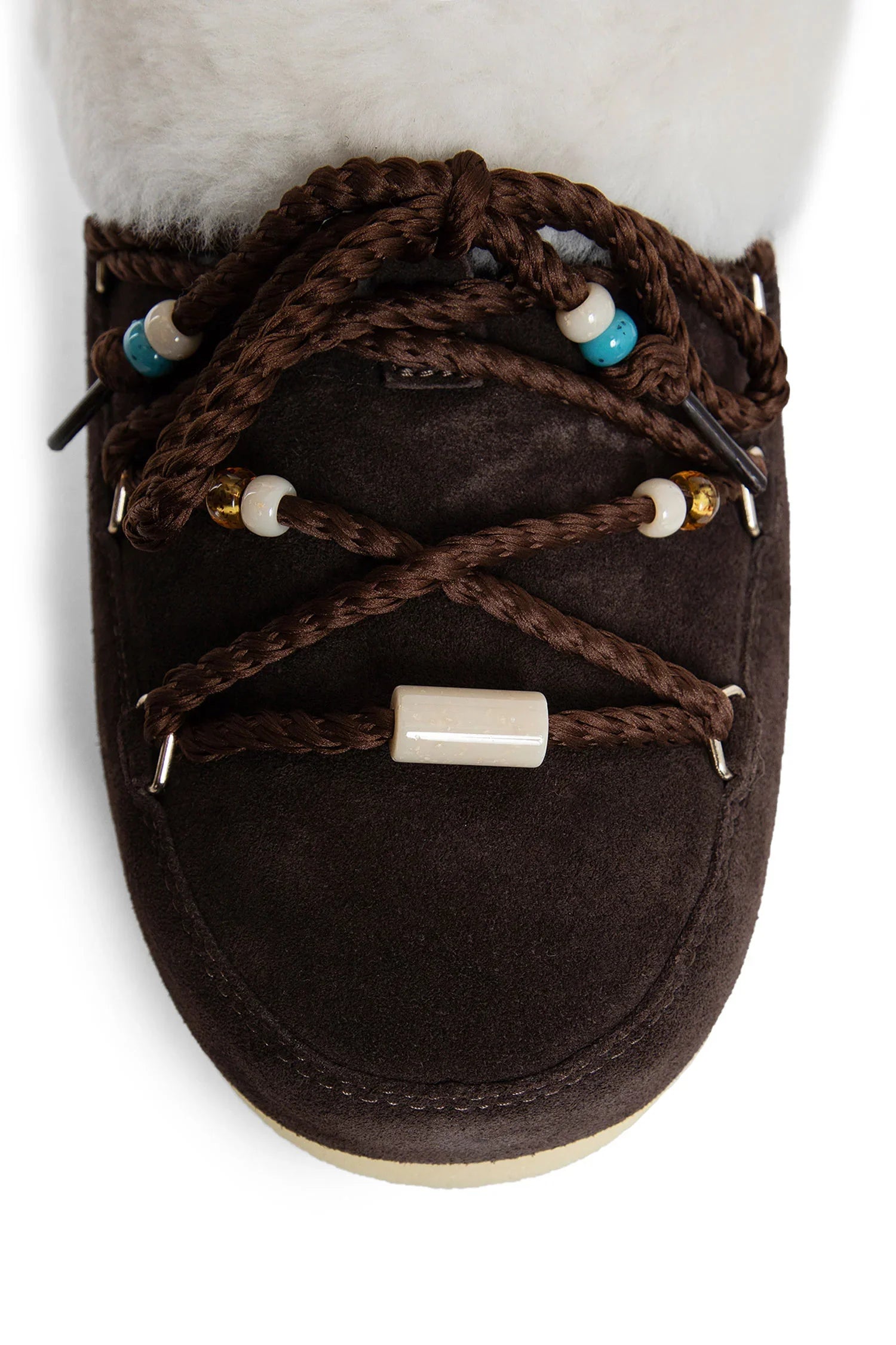 Suede Bead Mules - Antonioli.eu