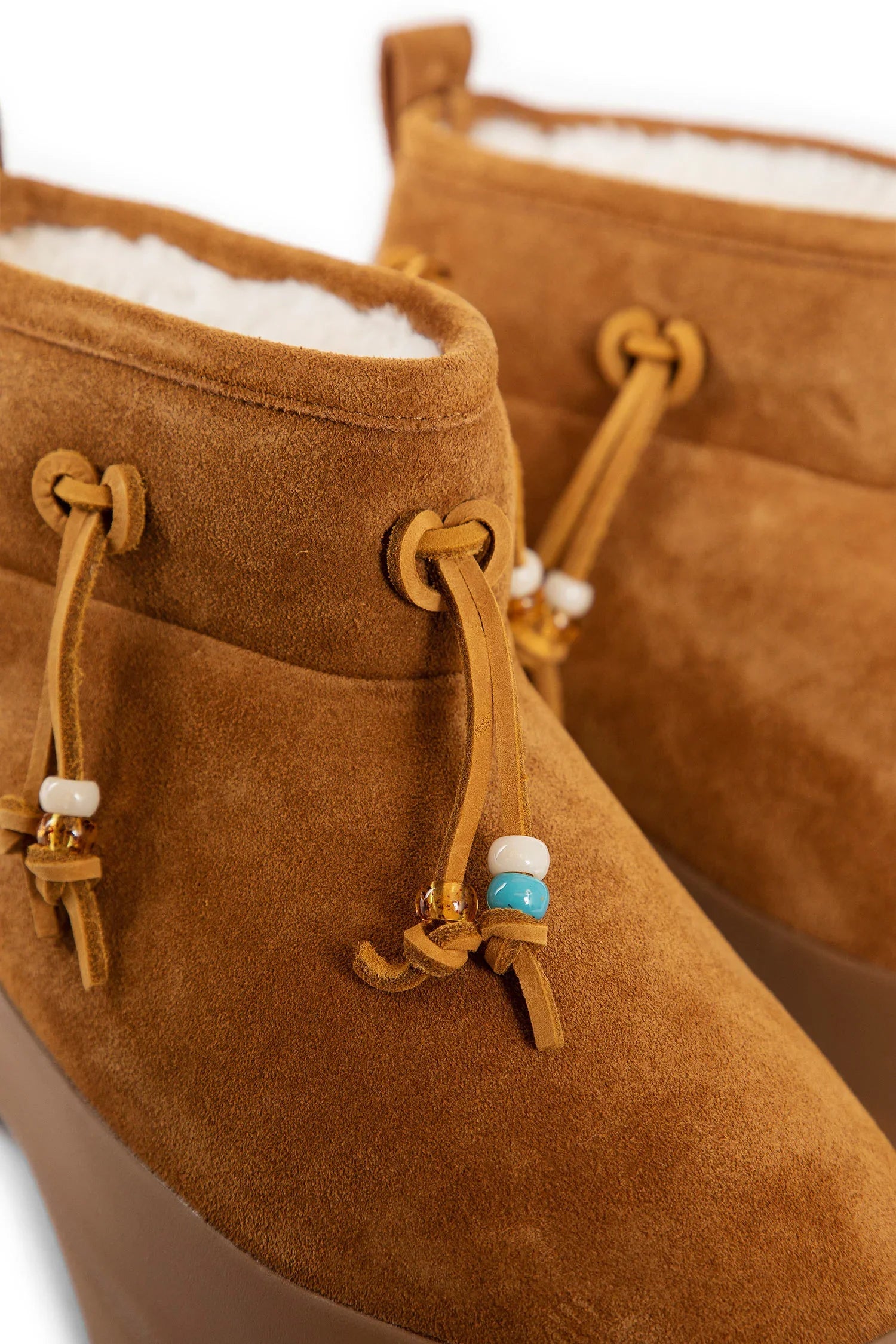 Luna Low Beads Suede Boots - Antonioli.eu