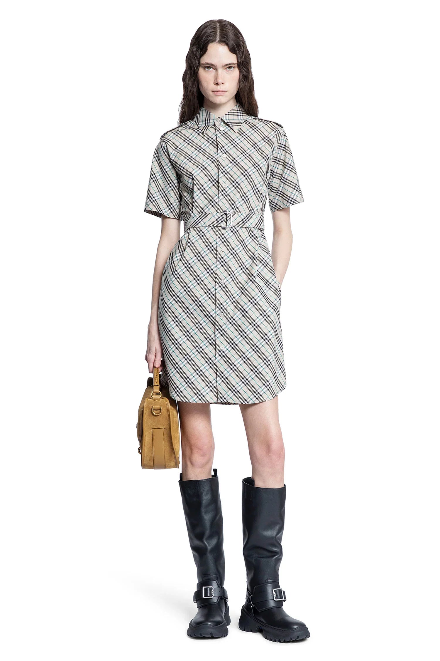 BURBERRY WOMAN BEIGE DRESSES - Antonioli.eu