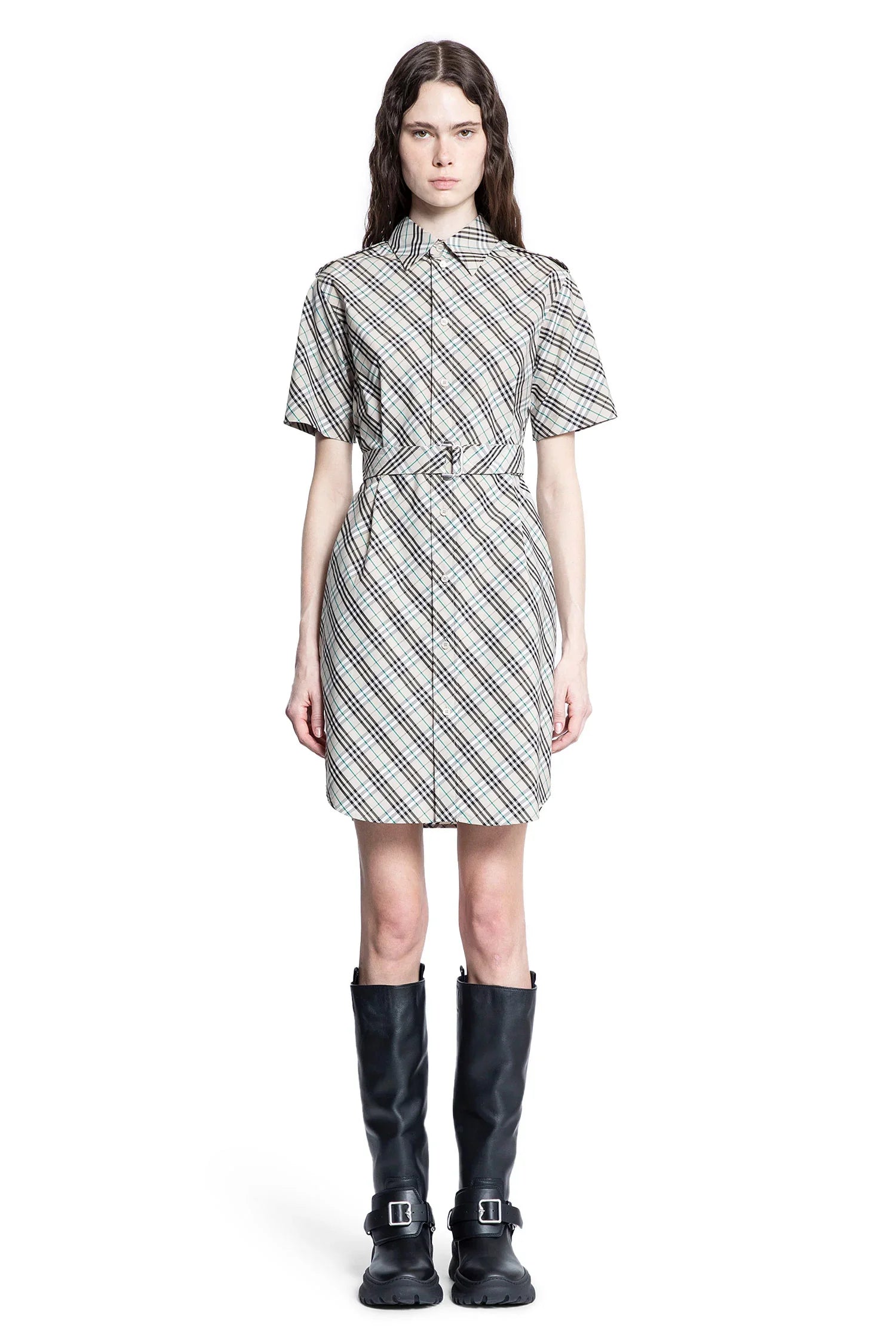 BURBERRY WOMAN BEIGE DRESSES - Antonioli.eu