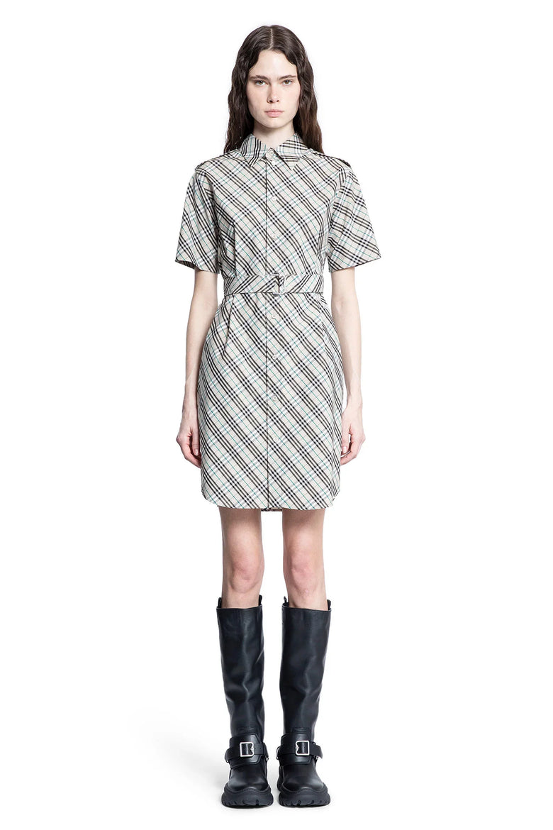 BURBERRY WOMAN BEIGE DRESSES - Antonioli.eu