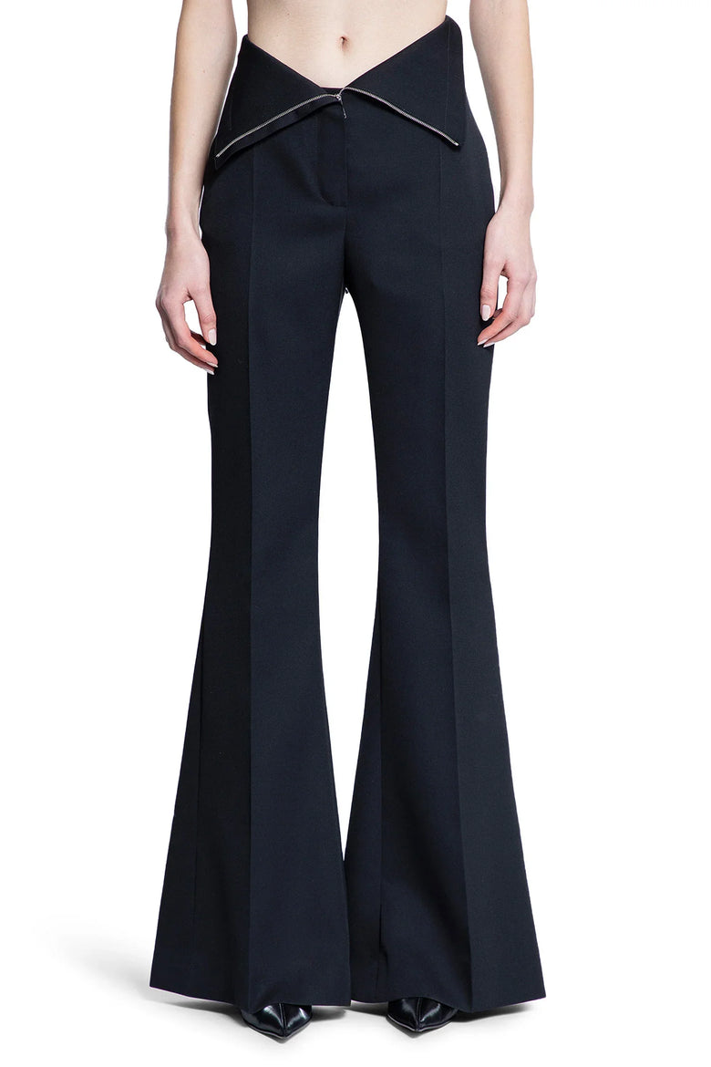 ALEXANDER MCQUEEN WOMAN BLACK TROUSERS - Antonioli.eu