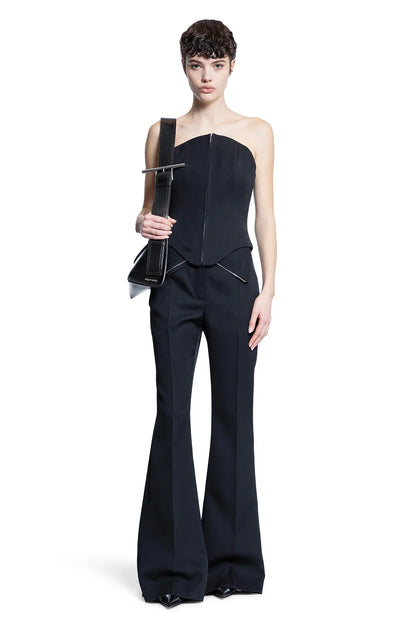 ALEXANDER MCQUEEN WOMAN BLACK TROUSERS - Antonioli.eu
