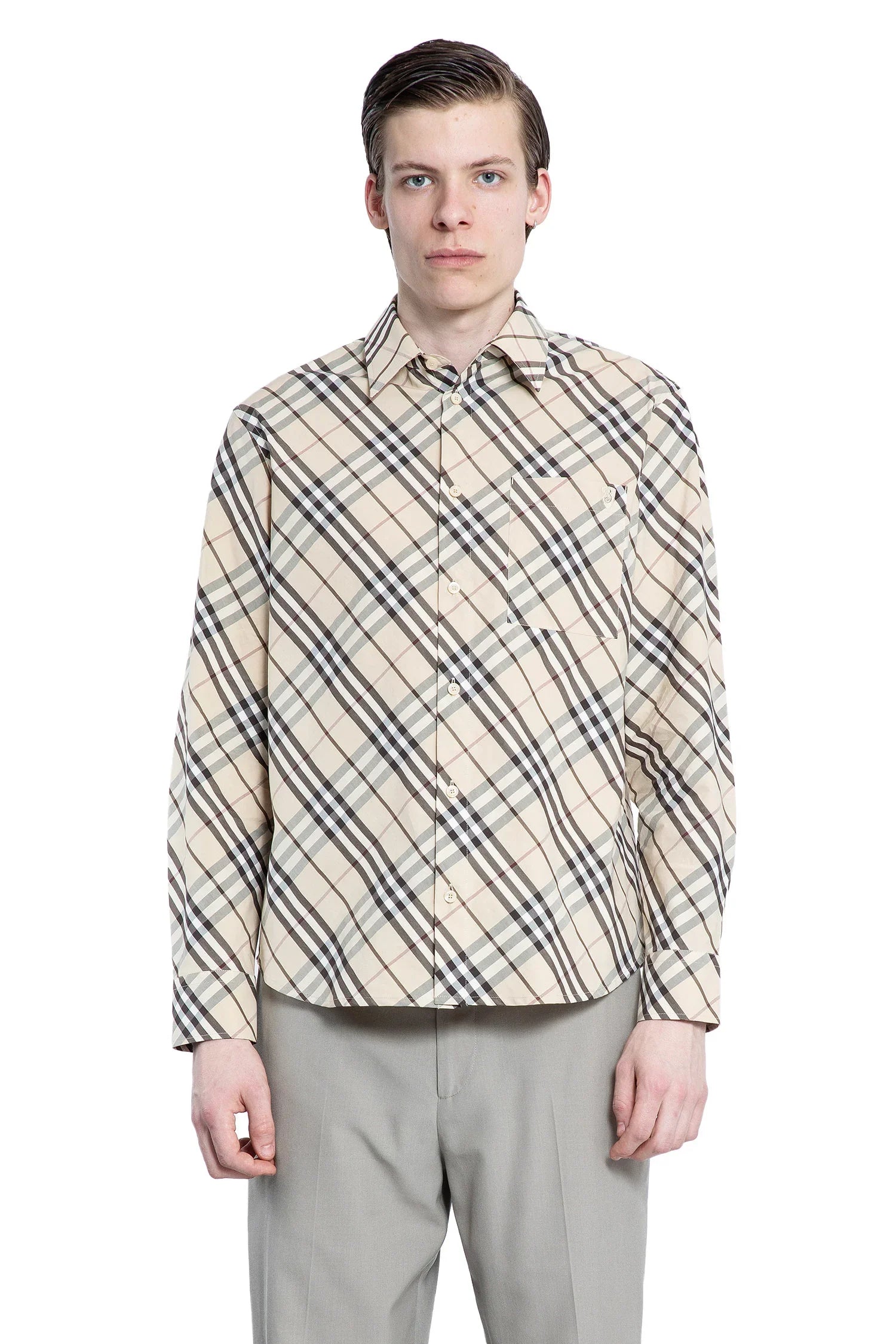BURBERRY MAN BEIGE SHIRTS - Antonioli.eu