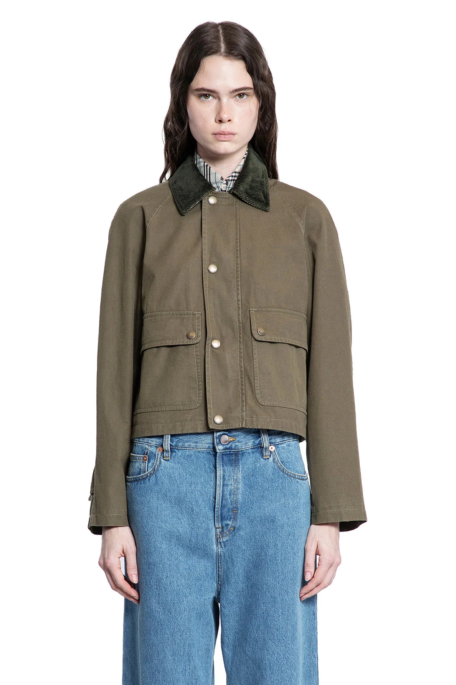 BURBERRY WOMAN GREEN JACKETS - Antonioli.eu