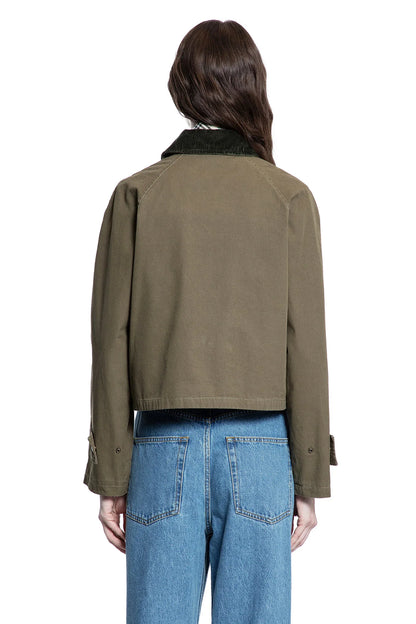 BURBERRY WOMAN GREEN JACKETS - Antonioli.eu