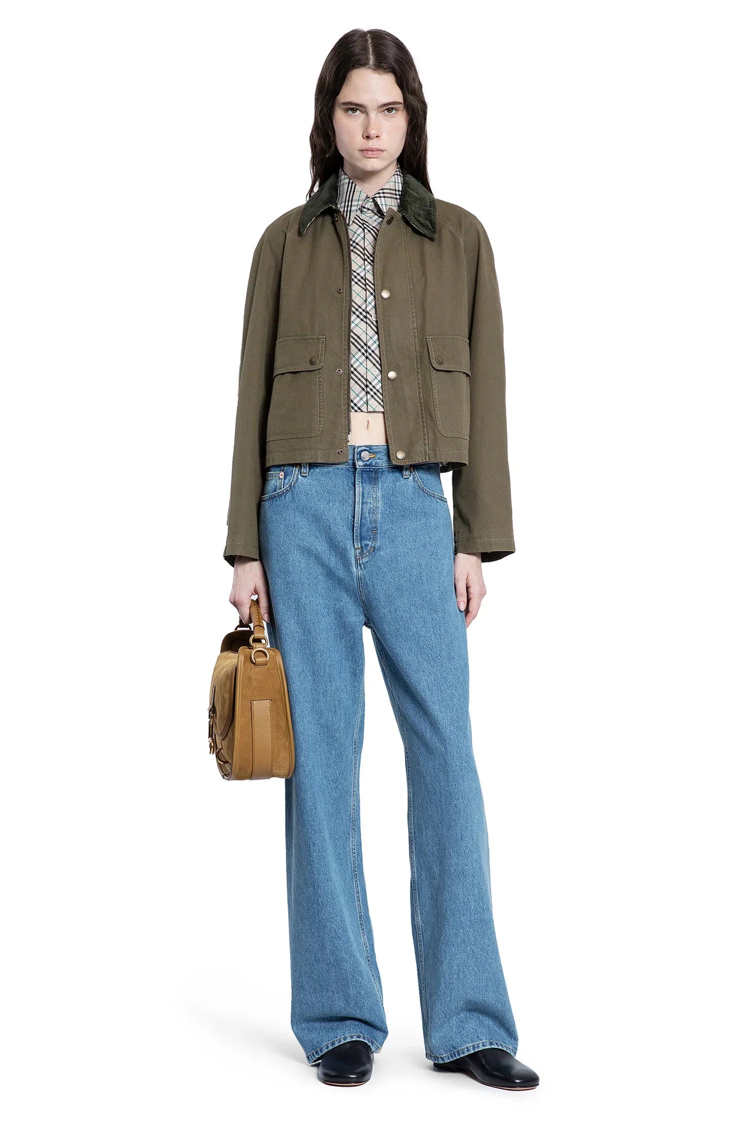 BURBERRY WOMAN GREEN JACKETS - Antonioli.eu