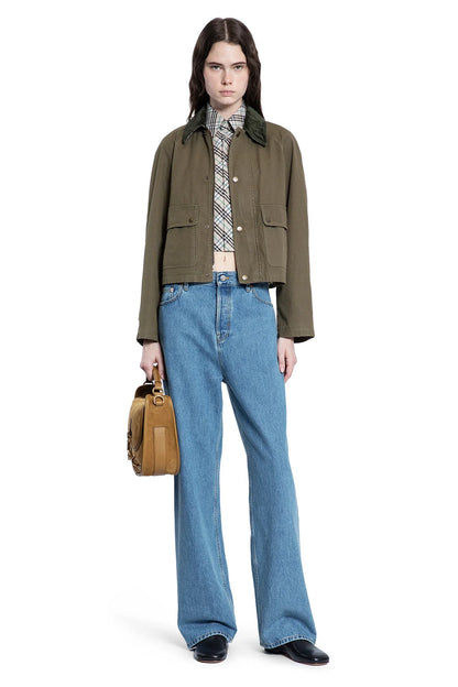 BURBERRY WOMAN GREEN JACKETS - Antonioli.eu