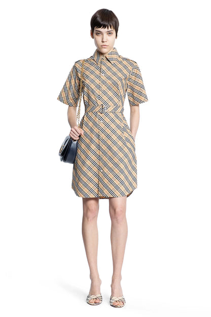 Check Cotton Shirt Dress - Antonioli.eu