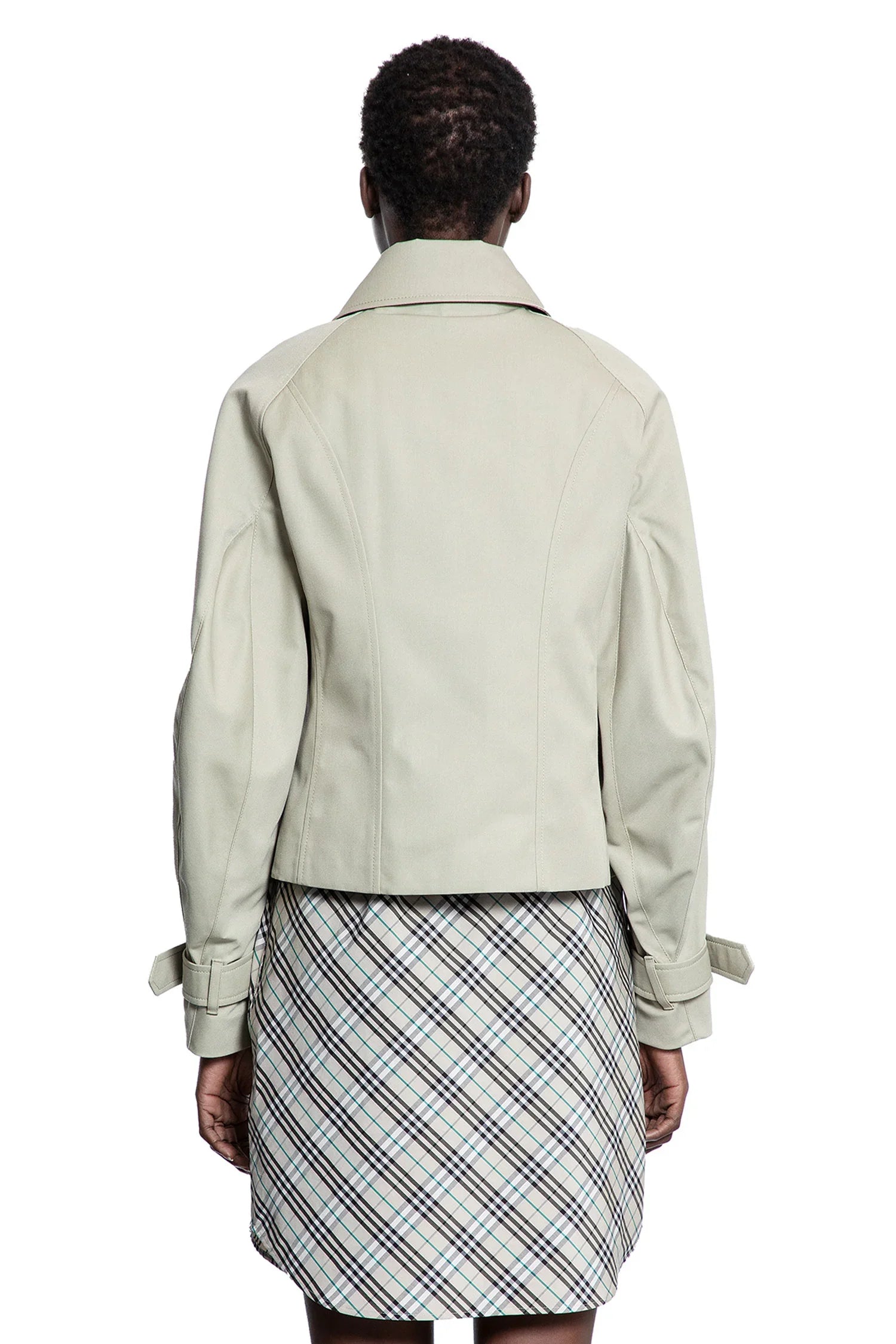 Cotton Blend Trench Jacket - Antonioli.eu