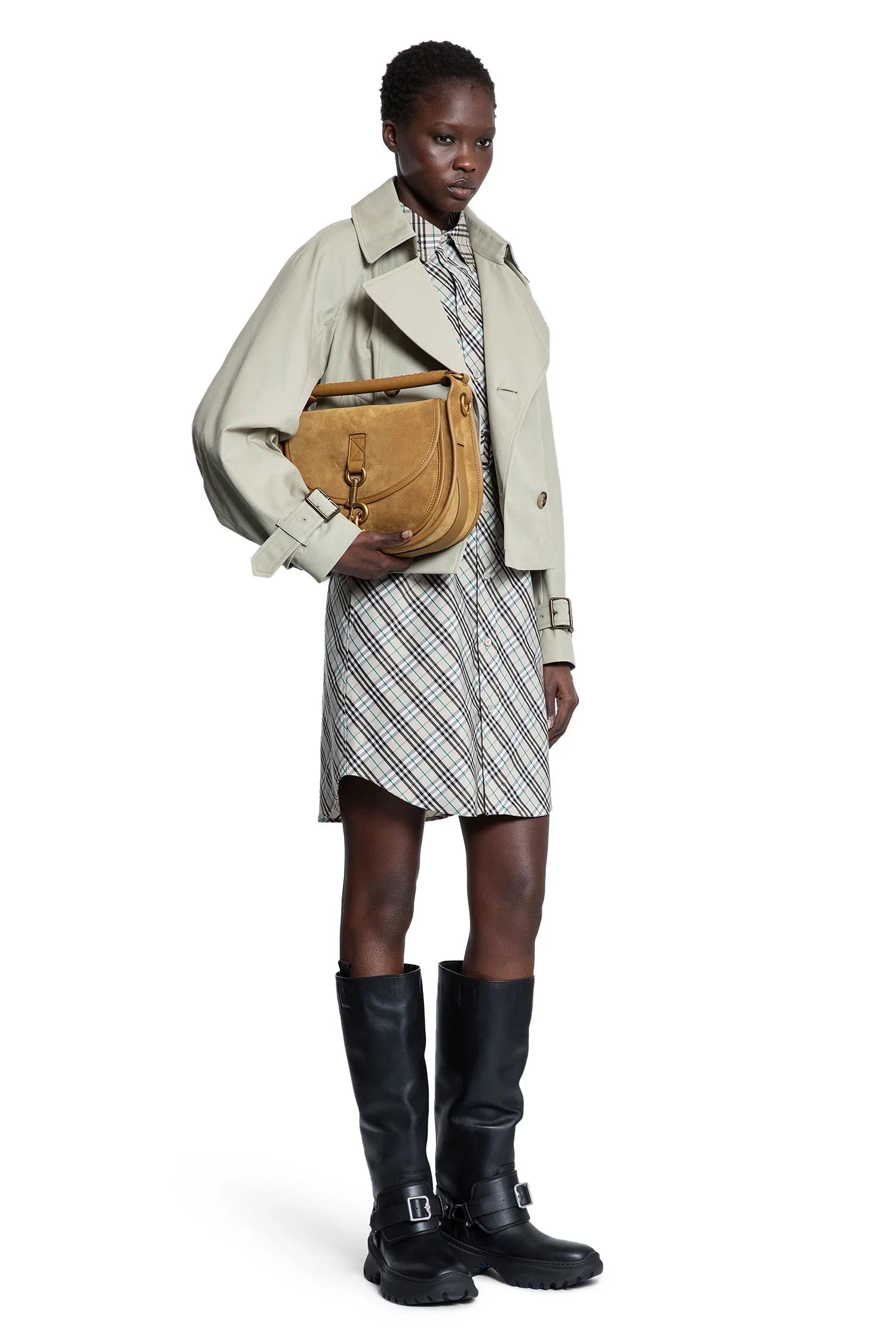 Cotton Blend Trench Jacket - Antonioli.eu