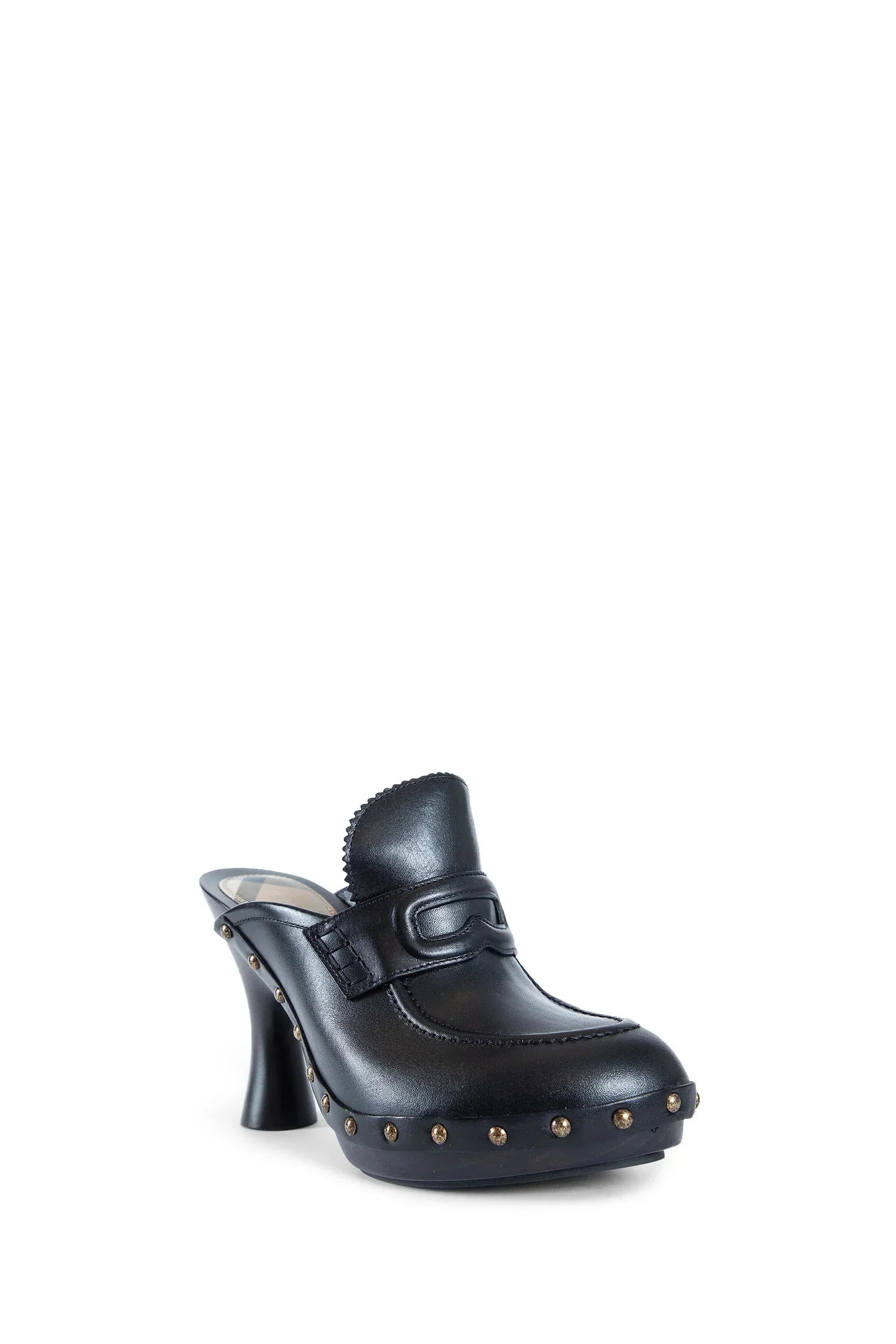 BURBERRY WOMAN BLACK MULES - Antonioli.eu