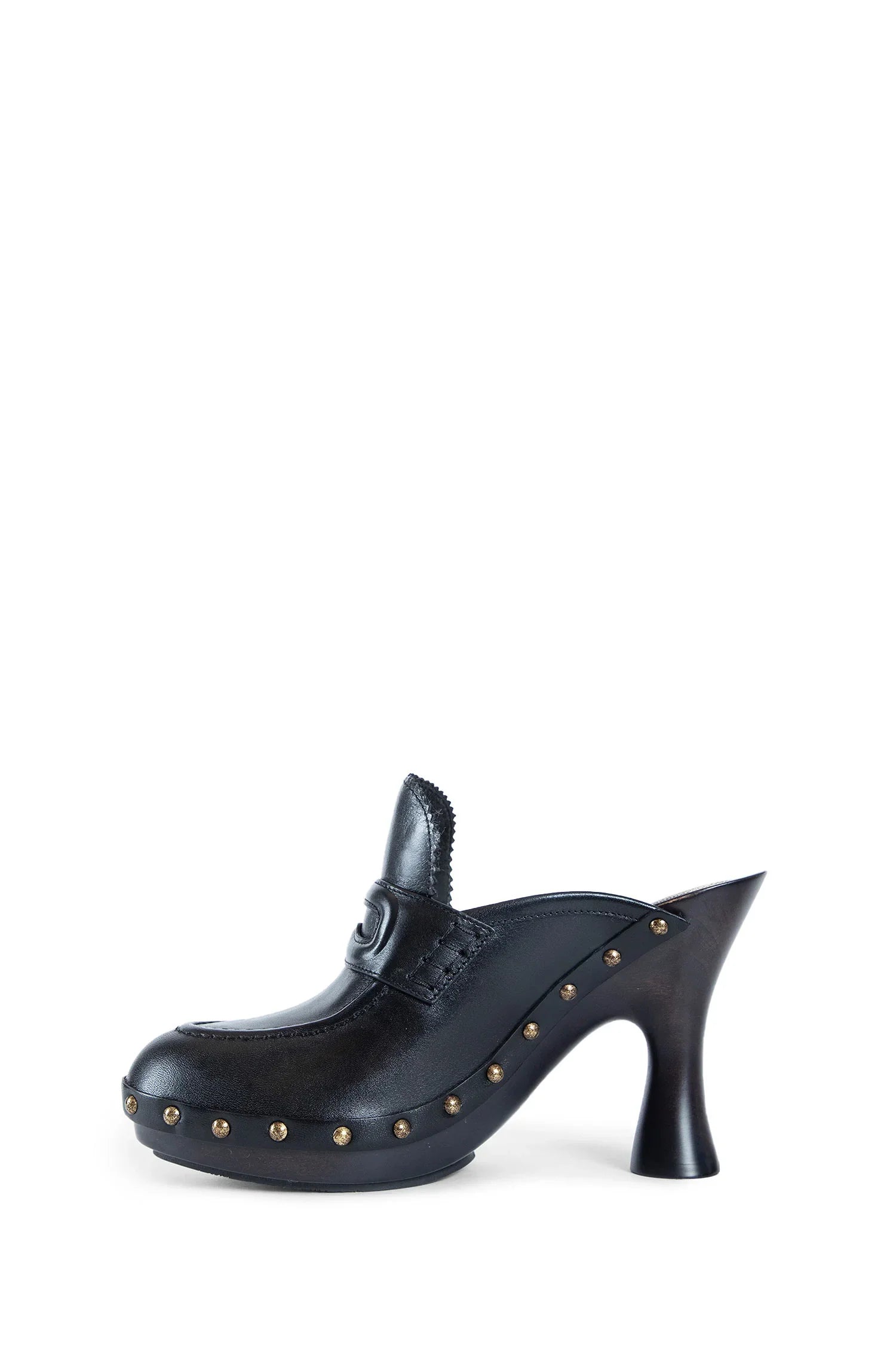 BURBERRY WOMAN BLACK MULES - Antonioli.eu