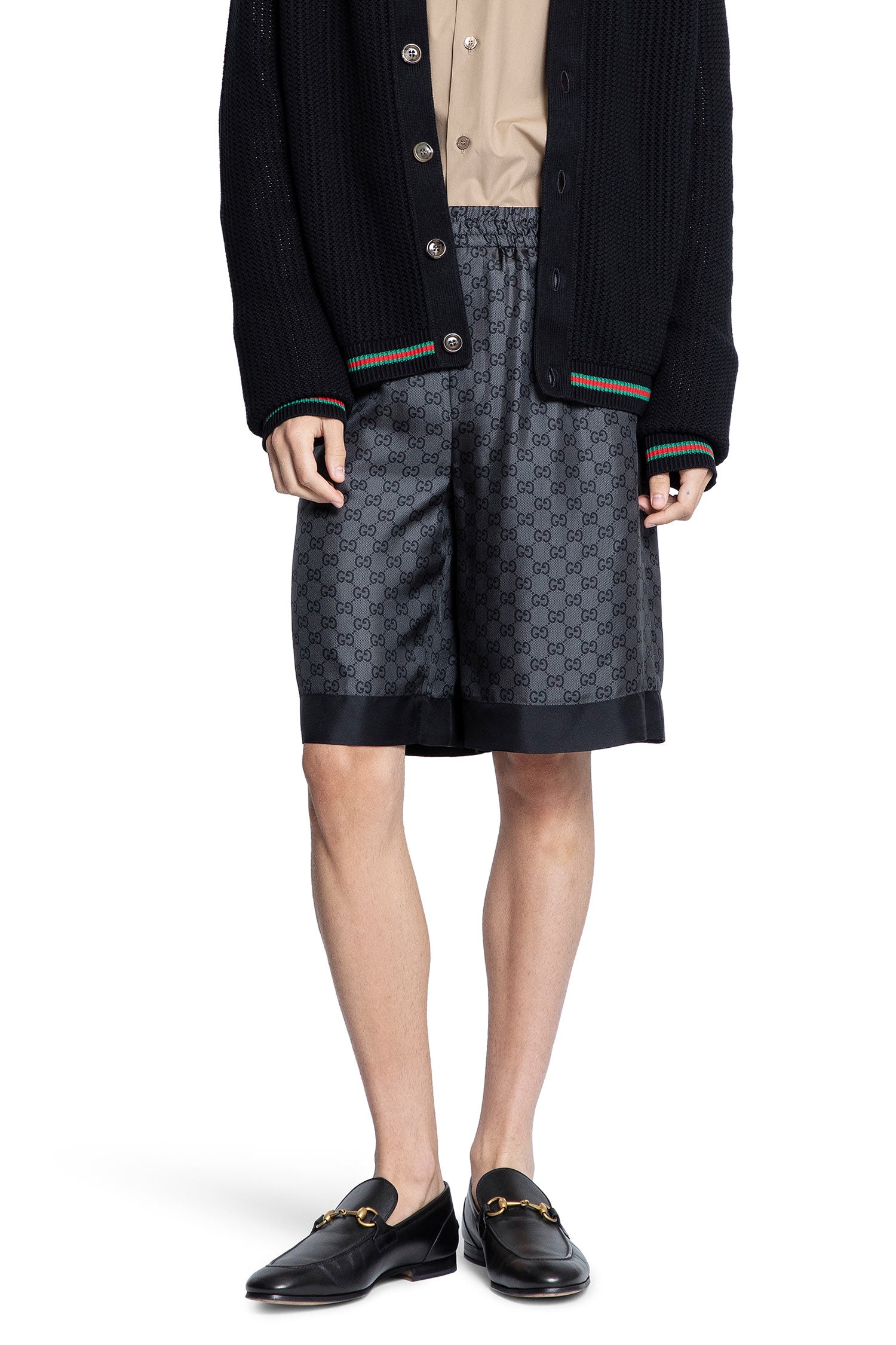 GG Silk Twill Shorts - Antonioli.eu