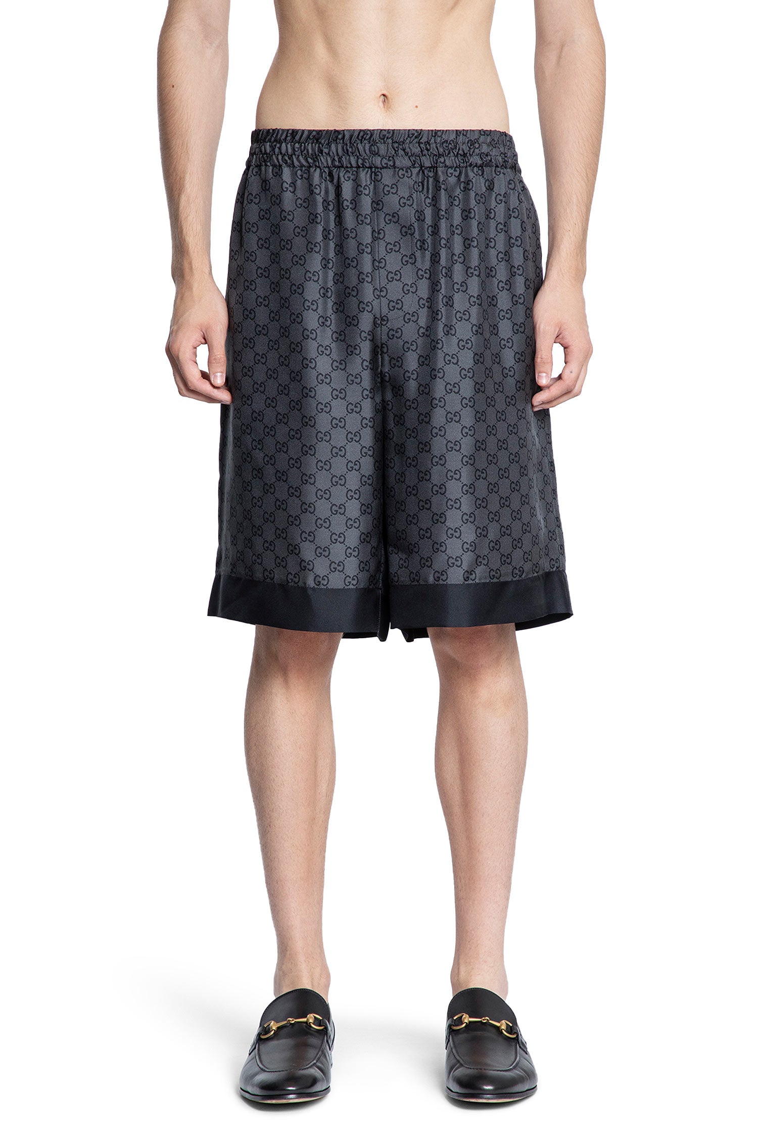 GG Silk Twill Shorts - Antonioli.eu