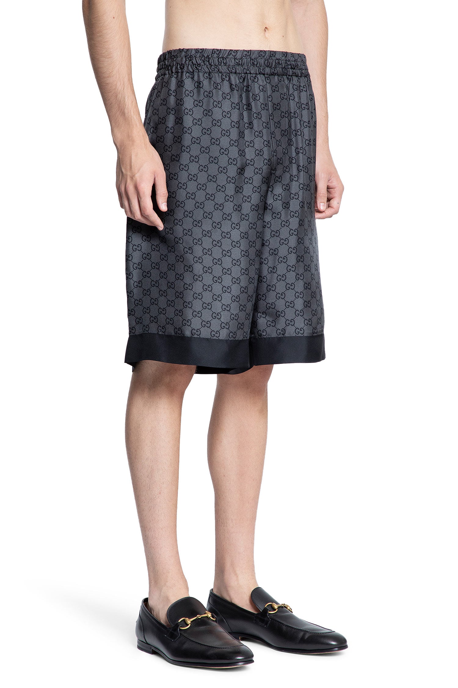 GG Silk Twill Shorts - Antonioli.eu