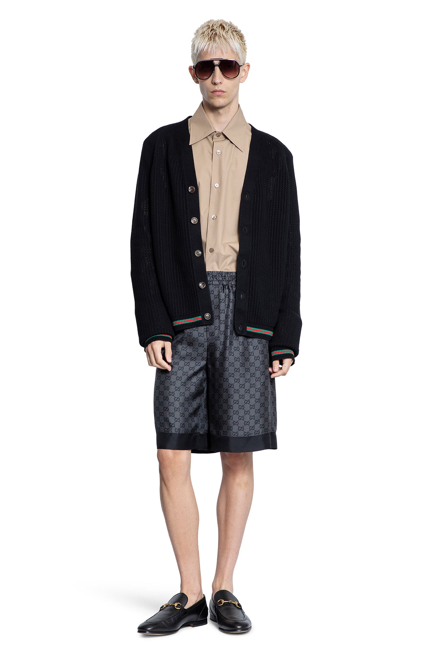 GG Silk Twill Shorts - Antonioli.eu