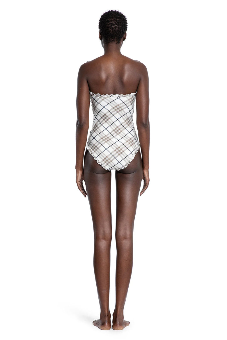 Frilled check Swimsuit - Antonioli.eu