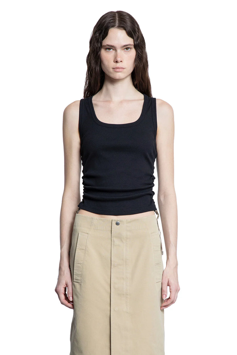 BURBERRY WOMAN BLACK T-SHIRTS & TANK TOPS - Antonioli.eu