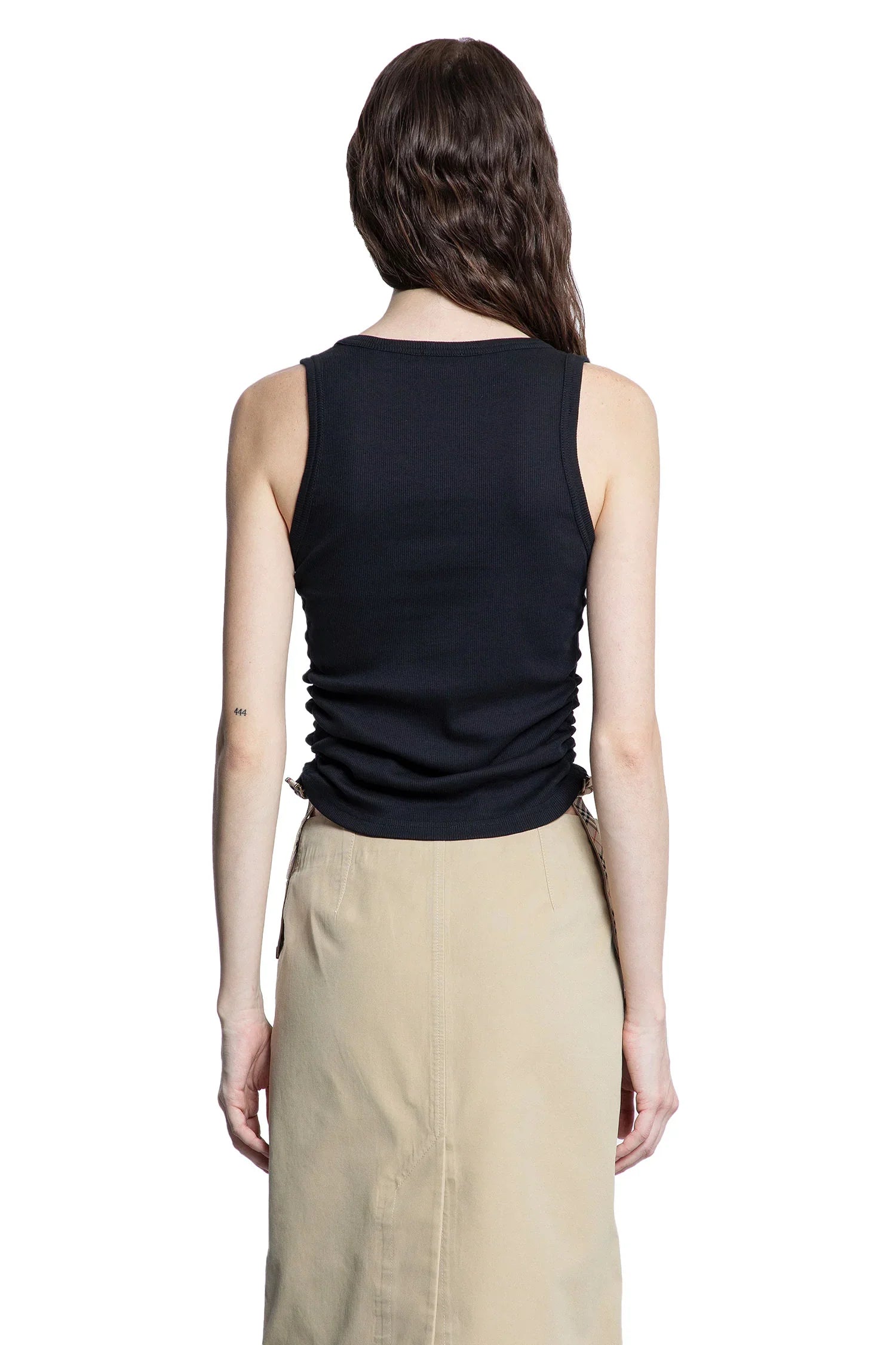 BURBERRY WOMAN BLACK T-SHIRTS & TANK TOPS - Antonioli.eu