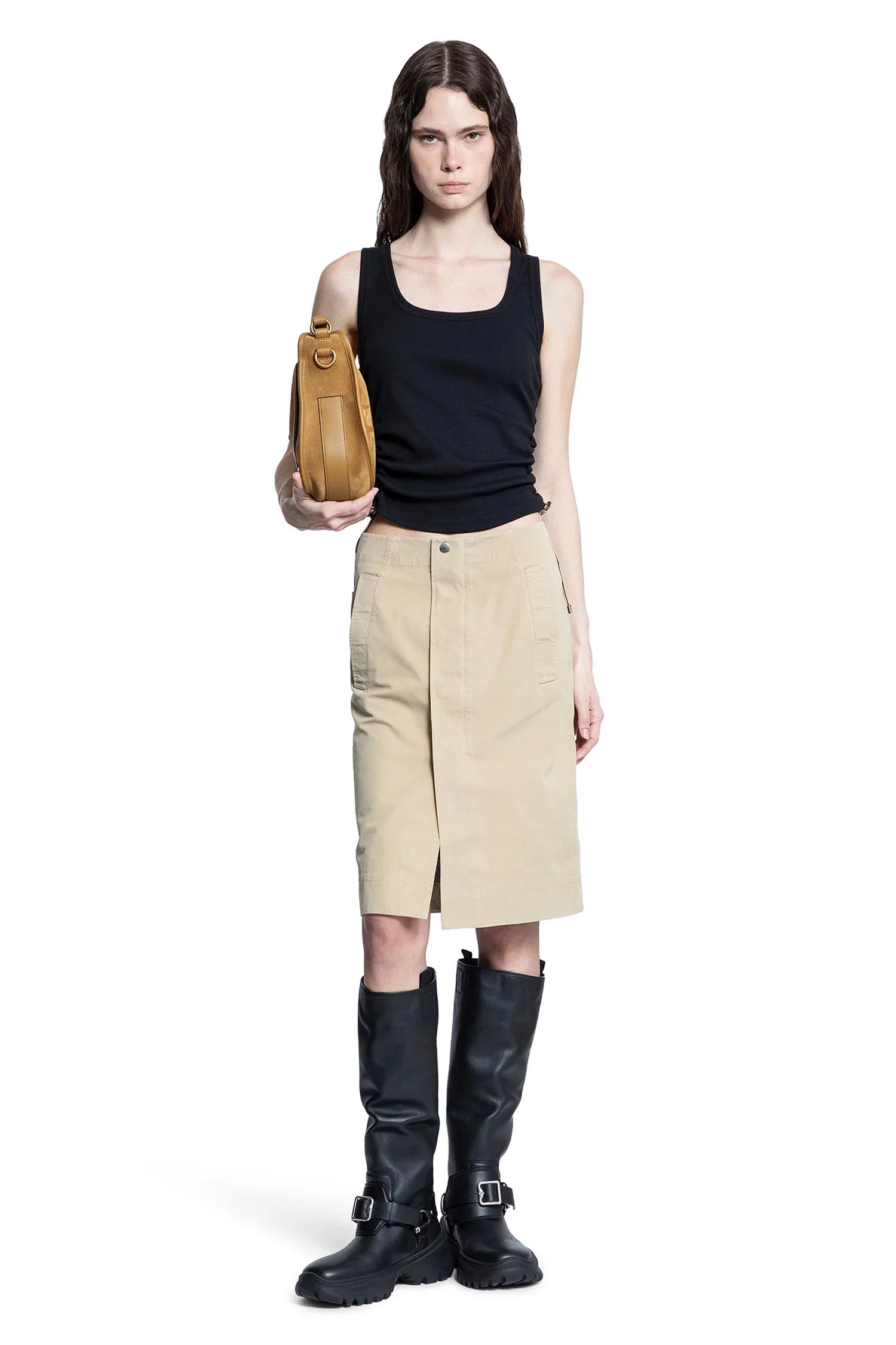 BURBERRY WOMAN BLACK T-SHIRTS & TANK TOPS - Antonioli.eu