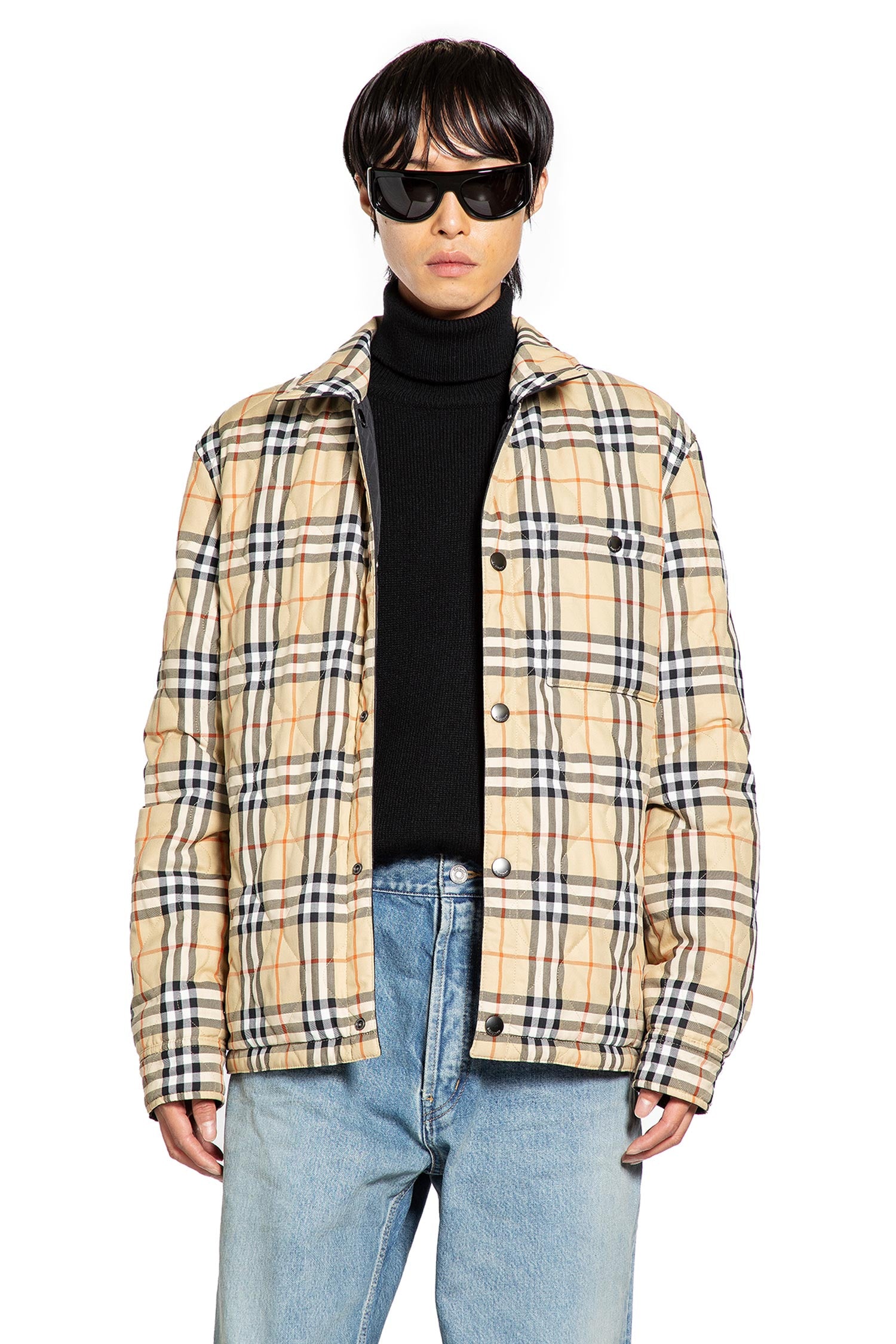 Reversible Quilted Nylon Overshirt - Antonioli.eu