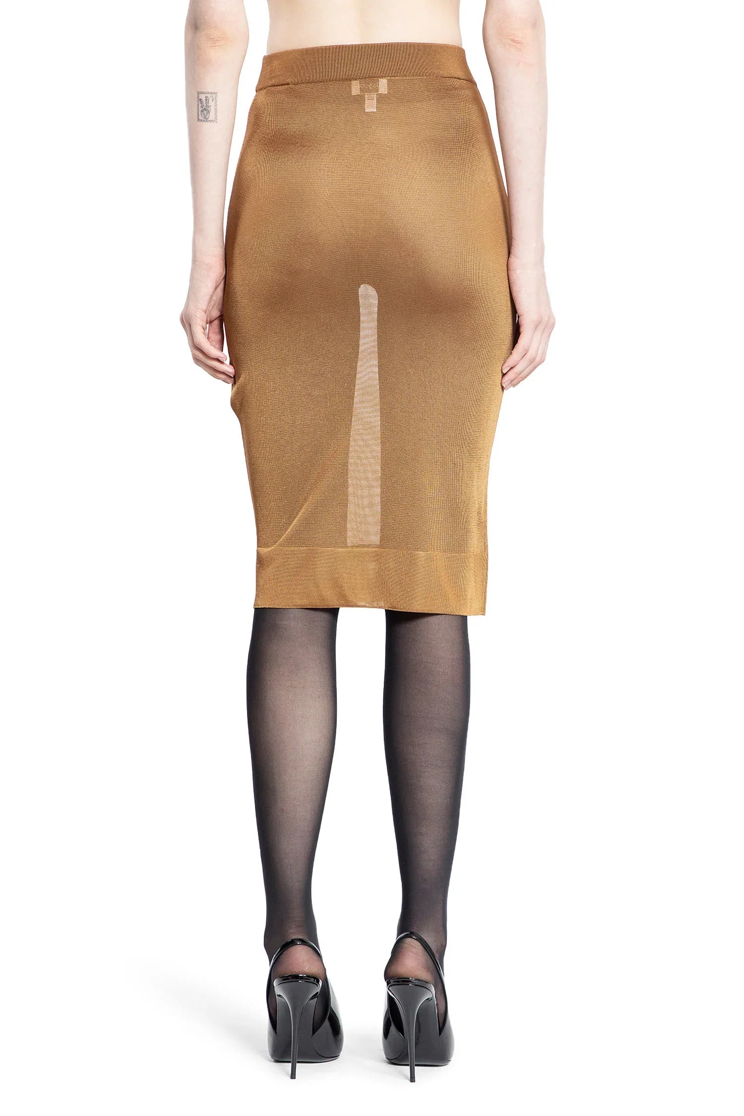 SAINT LAURENT WOMAN BROWN SKIRTS - Antonioli.eu
