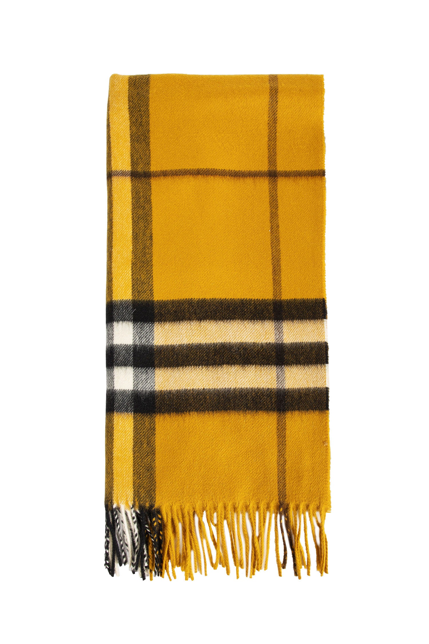 Check Cashmere Scarf