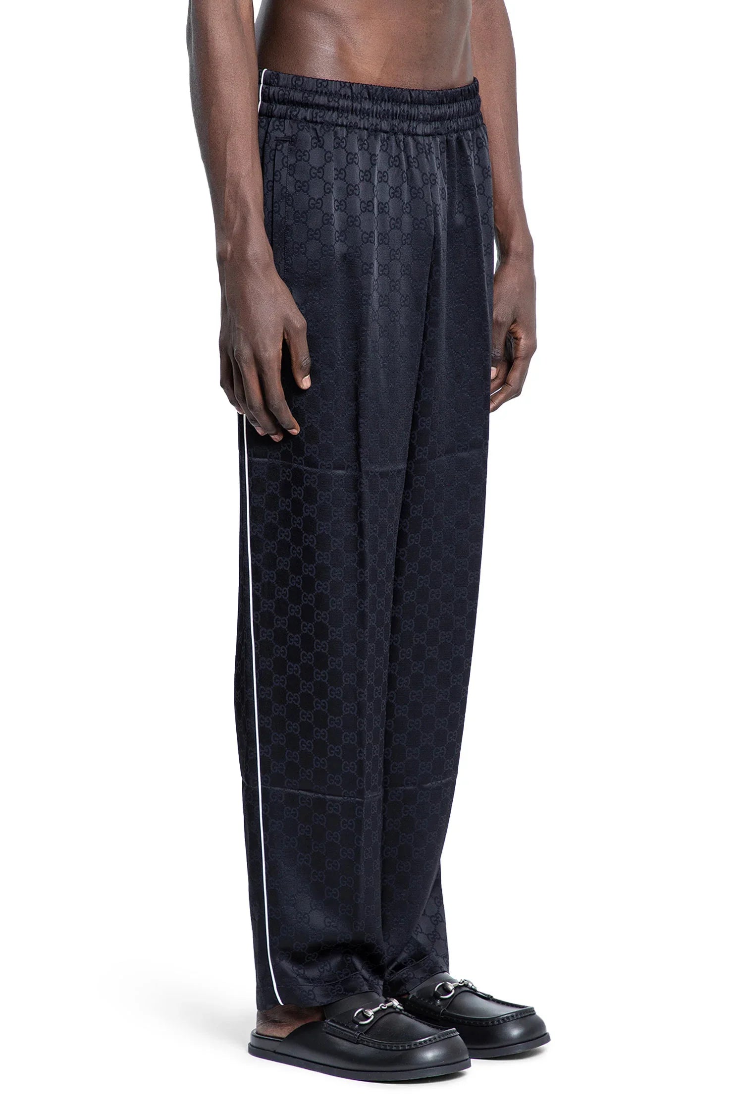 GG Satin Jogging Pants - Antonioli.eu
